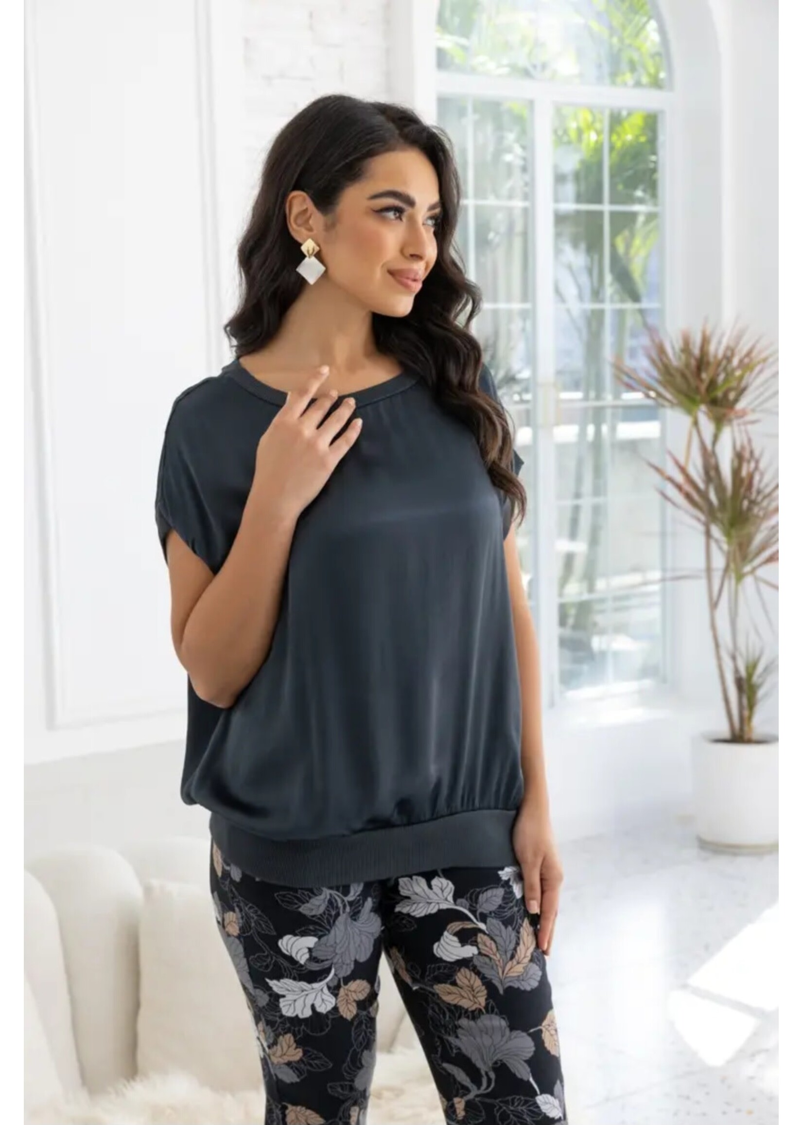 Luminous Satin Top
