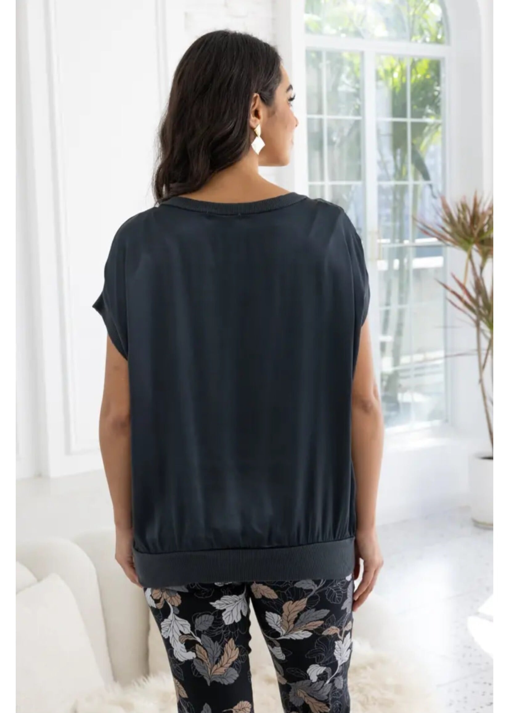 Luminous Satin Top
