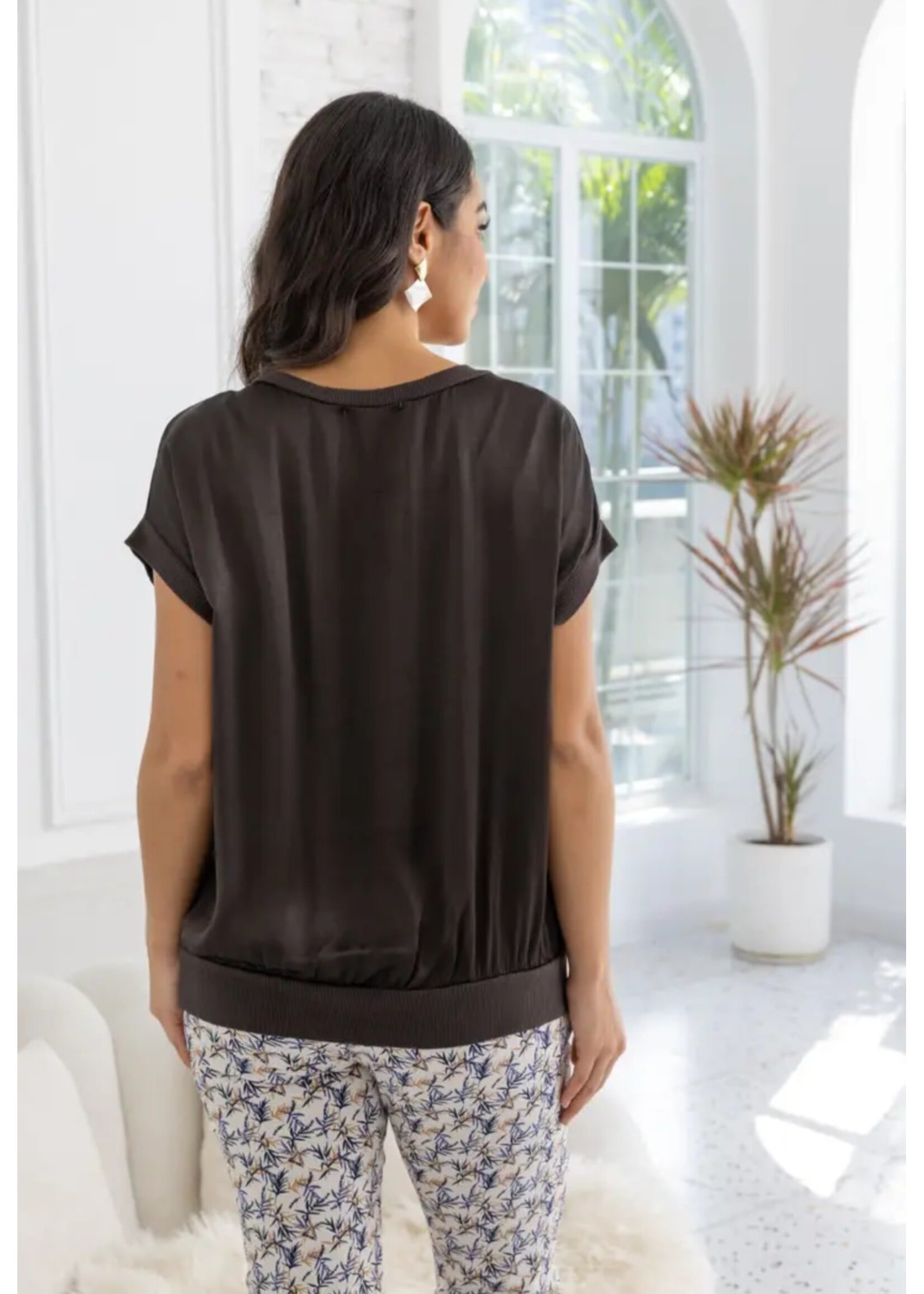 Luminous Satin Top