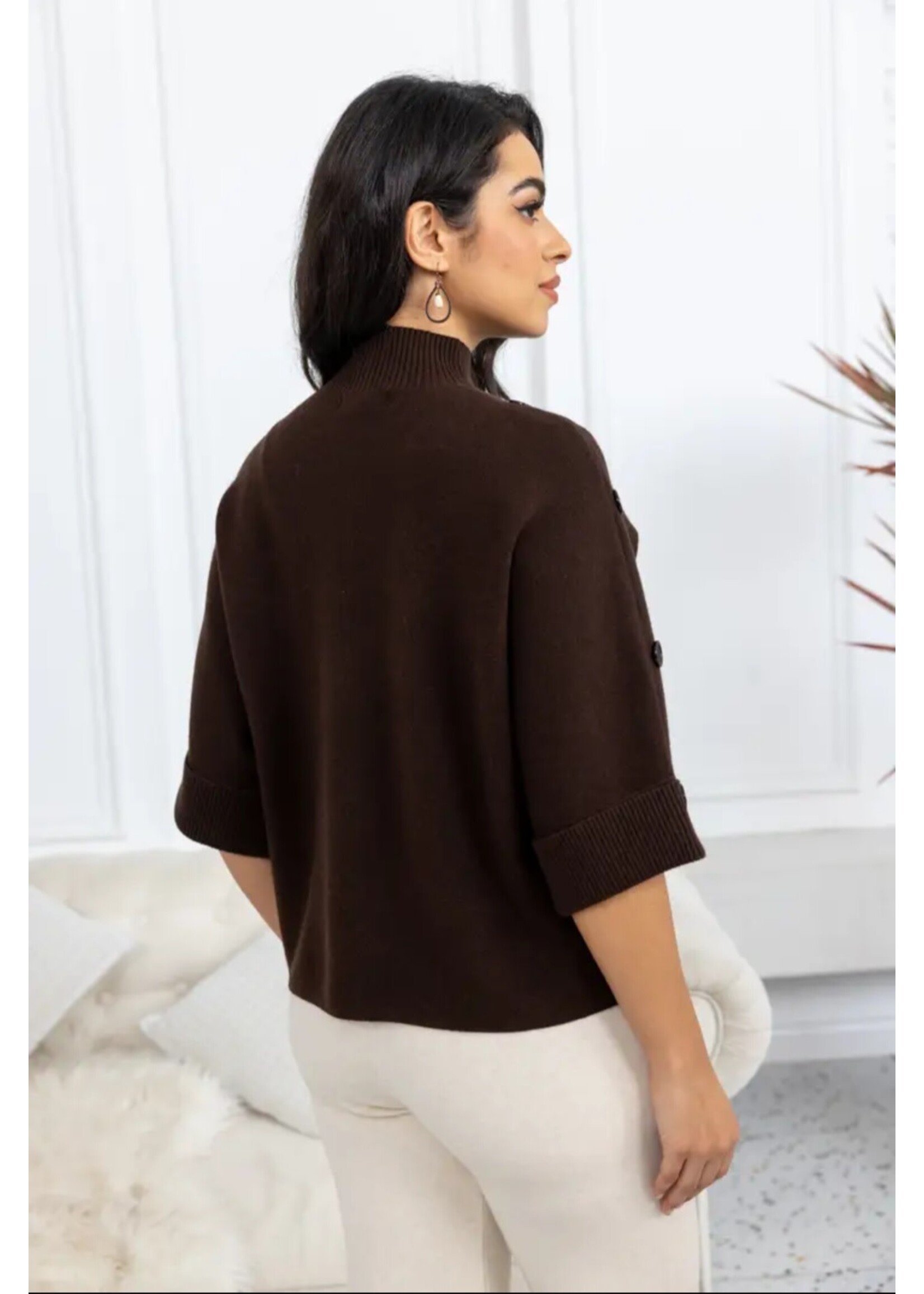 Highland Button Detail Knit