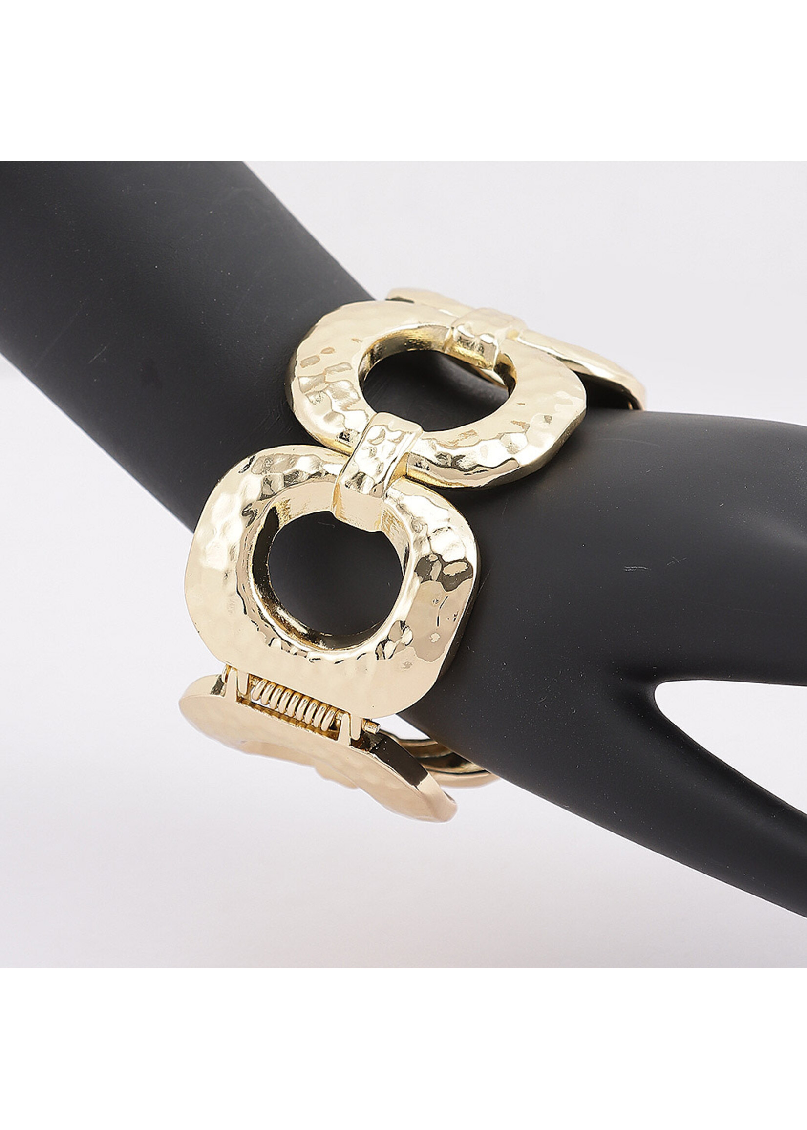 Hammered Open Link Statement Cuff