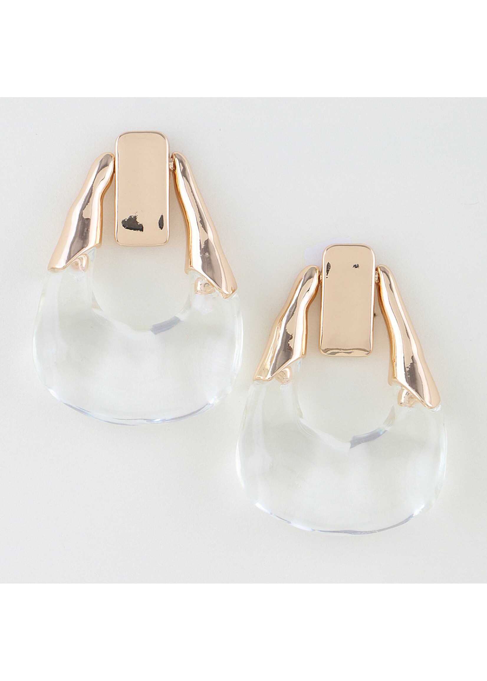 Modern Transparent Loop Earrings