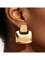 Geometric Layered Statement Earrings