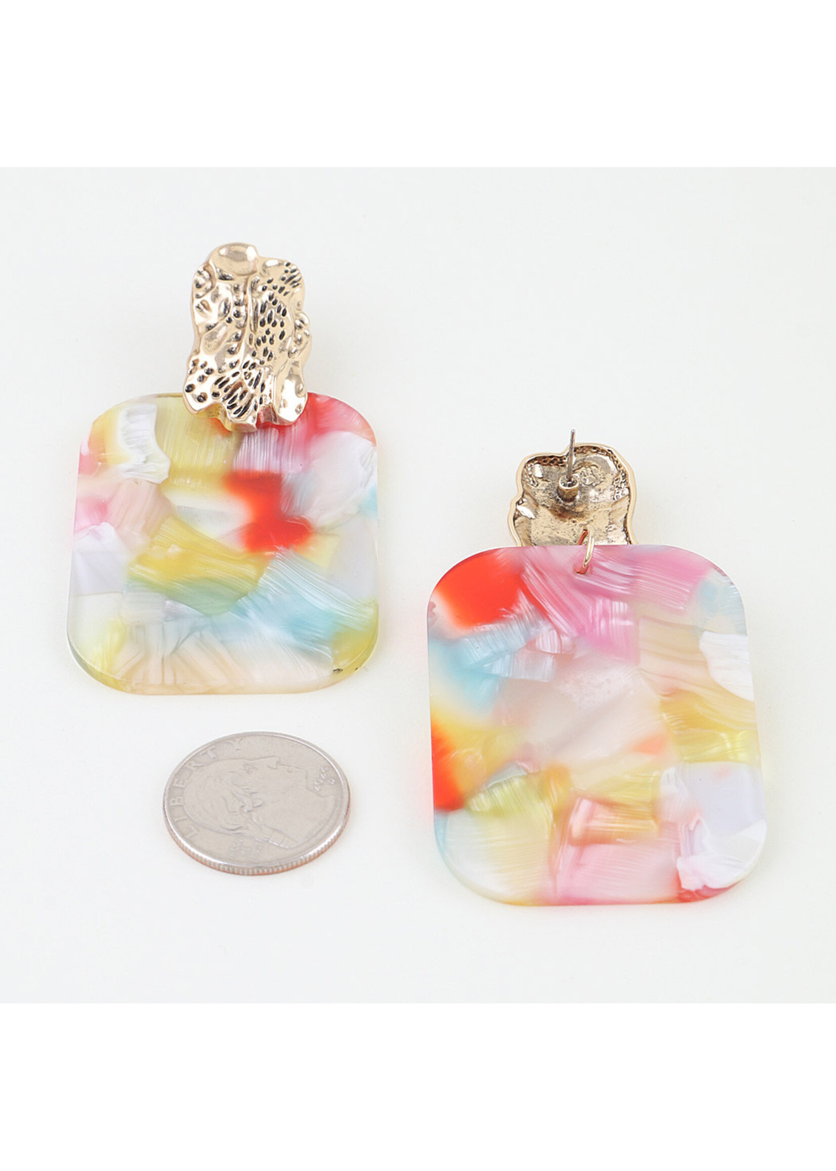 Pastel Grain Fashion Earrings