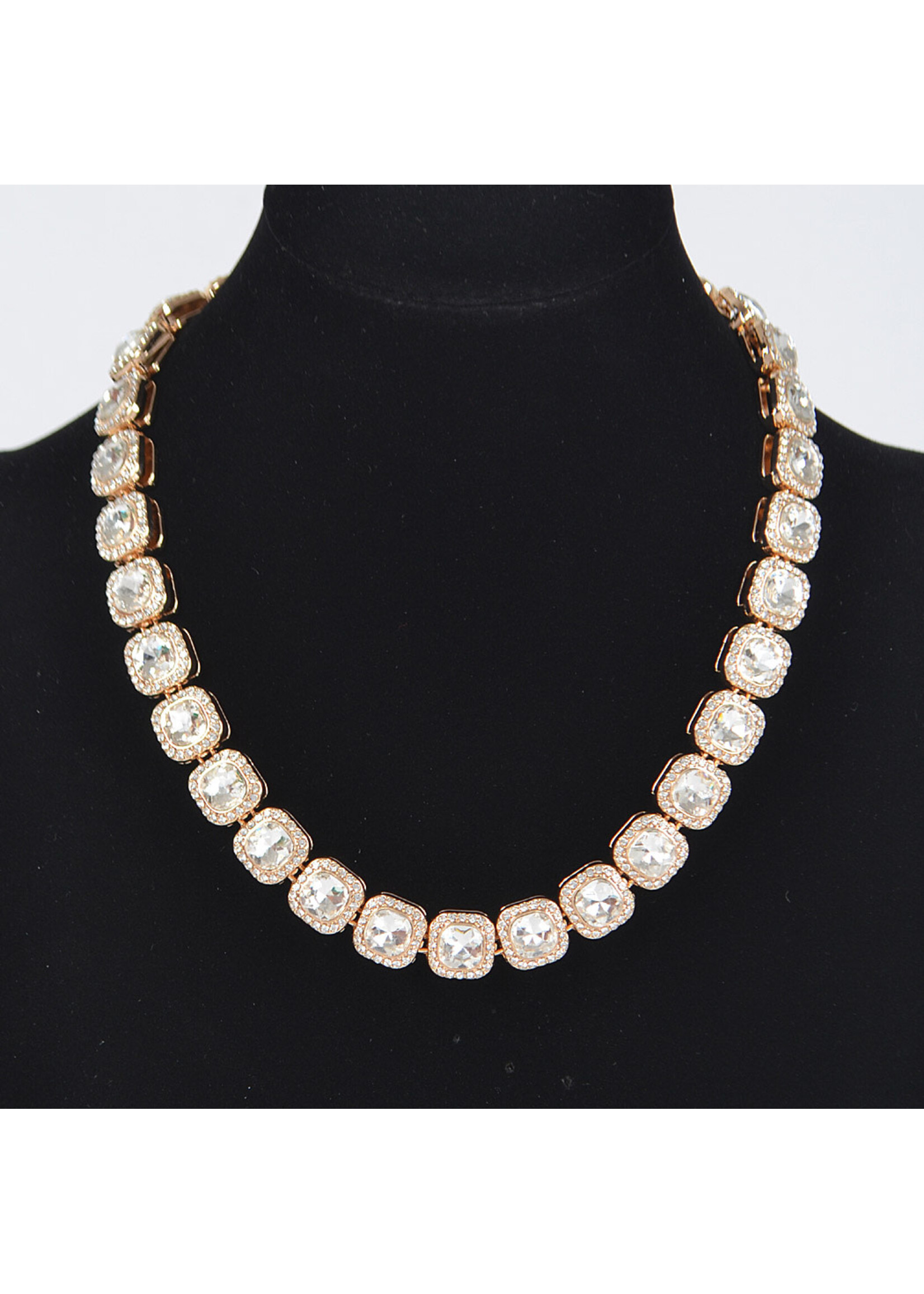 Rhinestone Chain Necklace