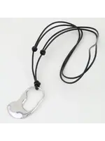 Abstract Open Frame Necklace