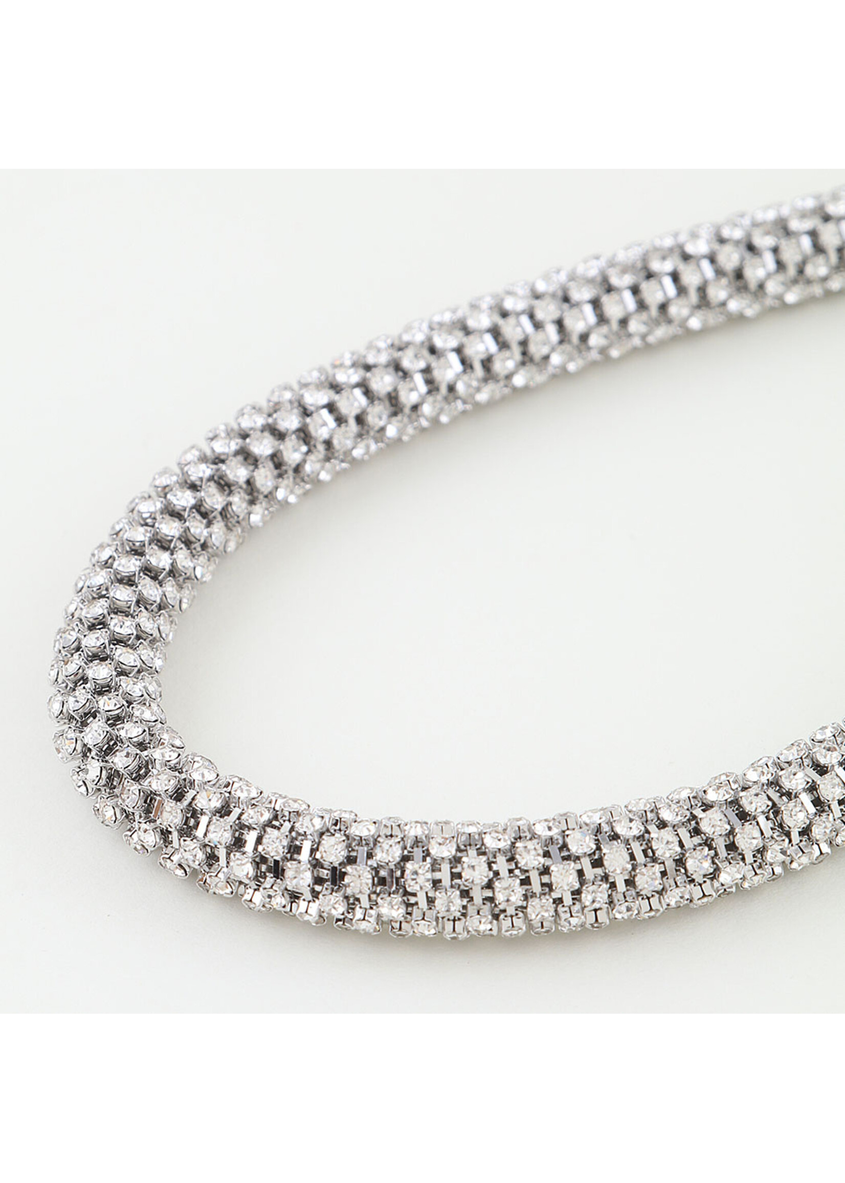 Bejeweled Modern Statement Choker Necklace