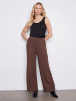 Charlie B Charlie B Wide Leg Pin Tuck Pant