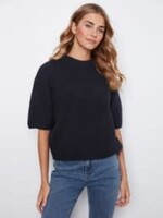 Charlie B Charlie B Elbow Sleeve Balloon Sweater