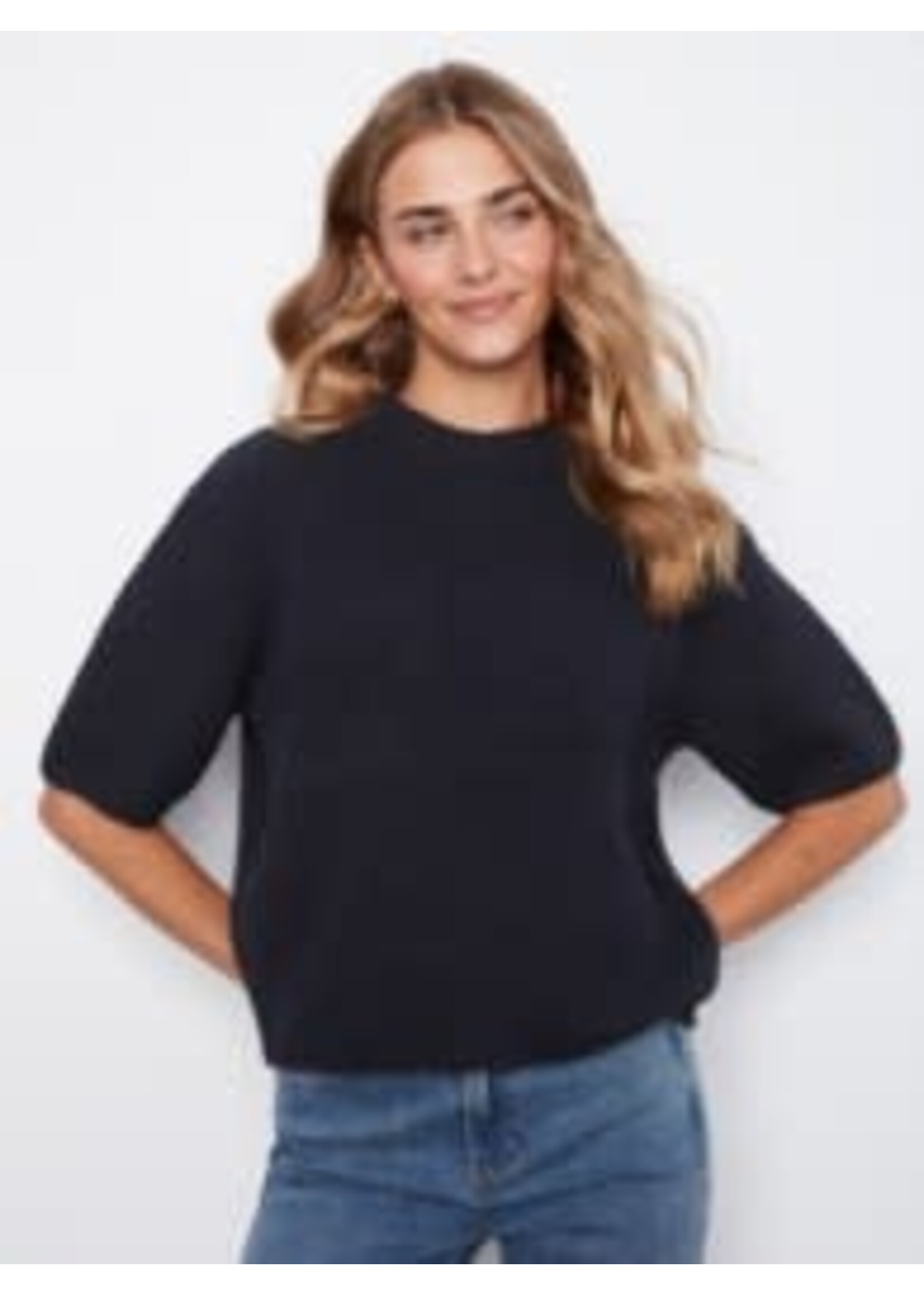 Charlie B Charlie B Elbow Sleeve Balloon Sweater