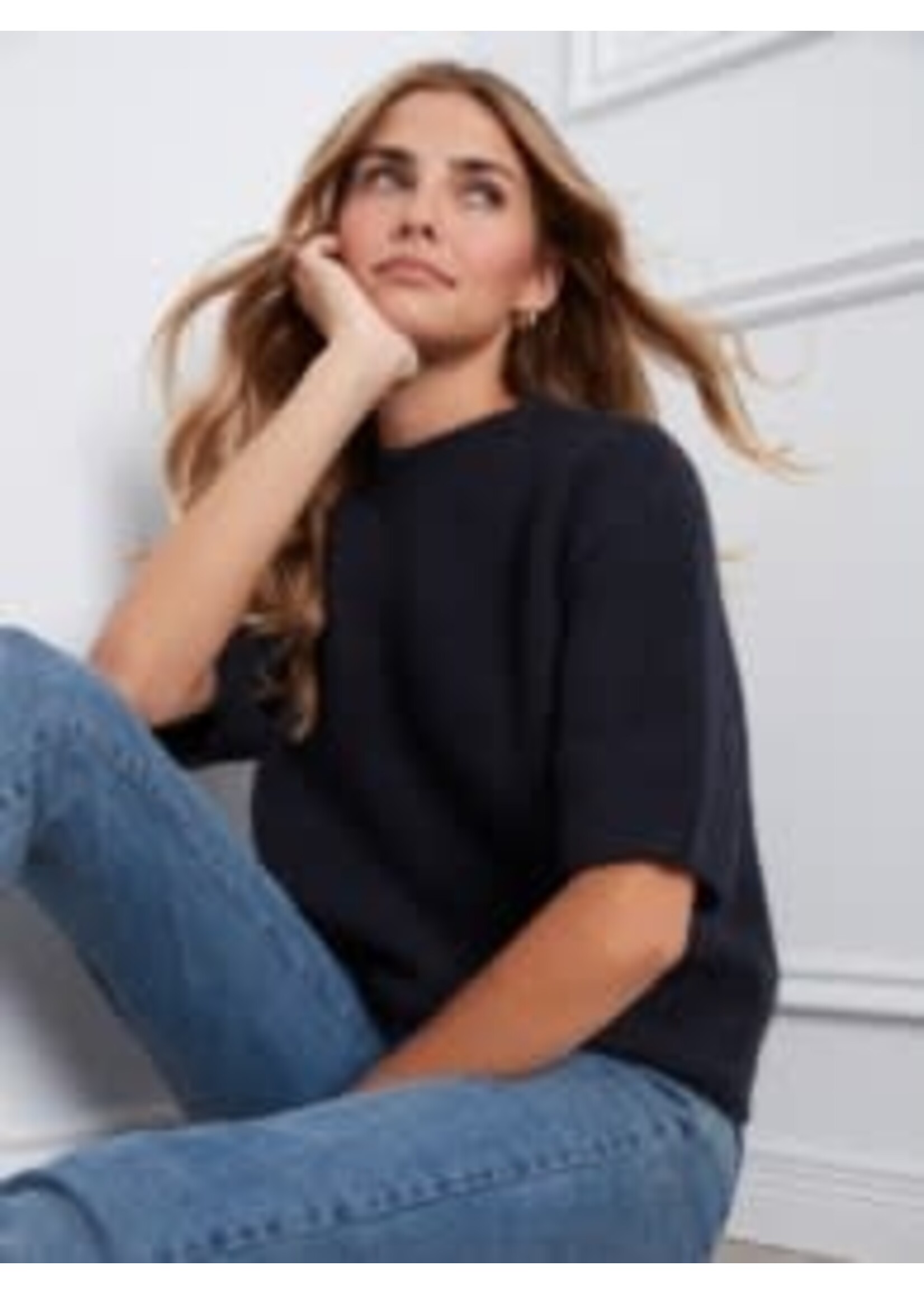 Charlie B Charlie B Elbow Sleeve Balloon Sweater