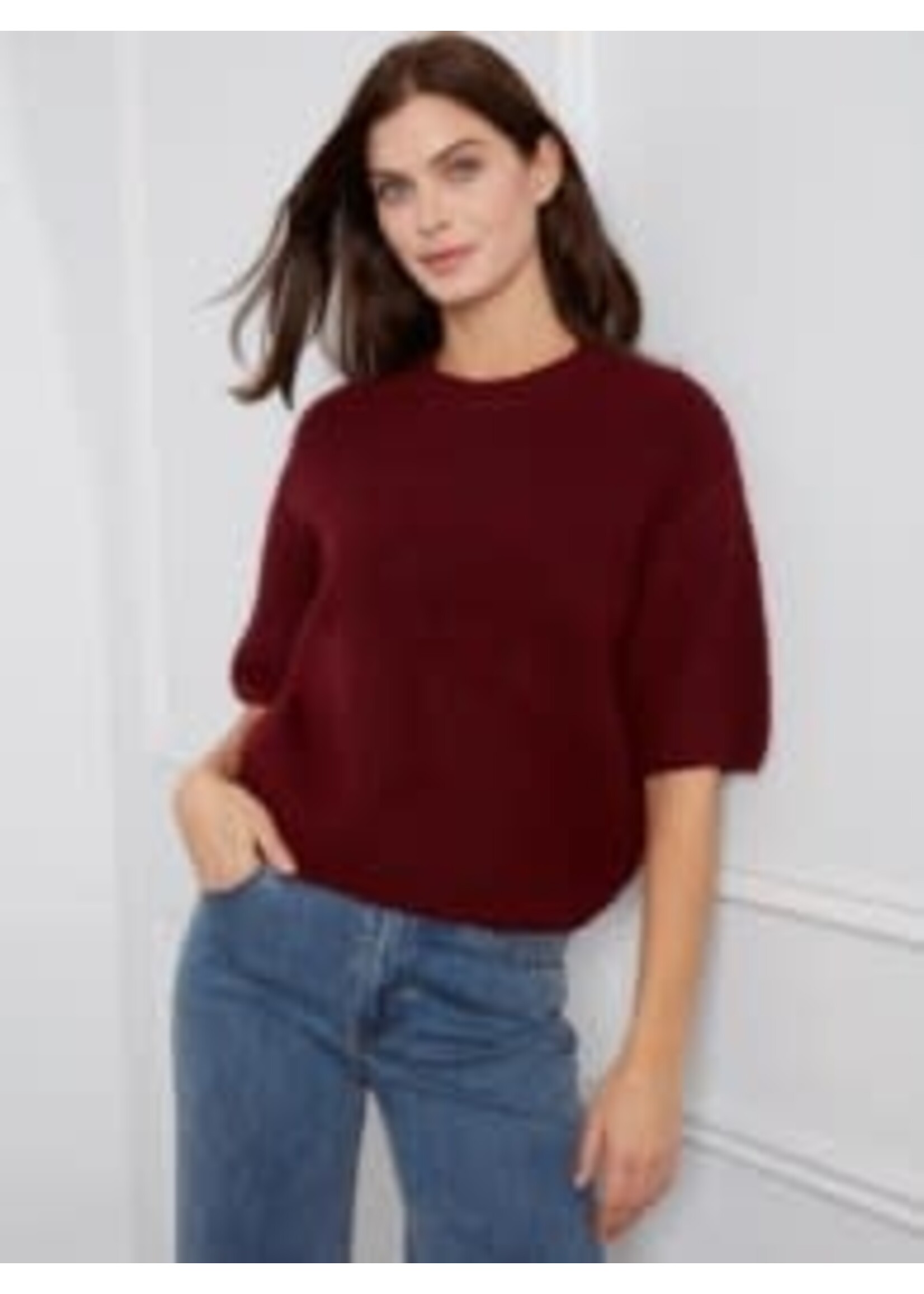 Charlie B Charlie B Elbow Sleeve Balloon Sweater