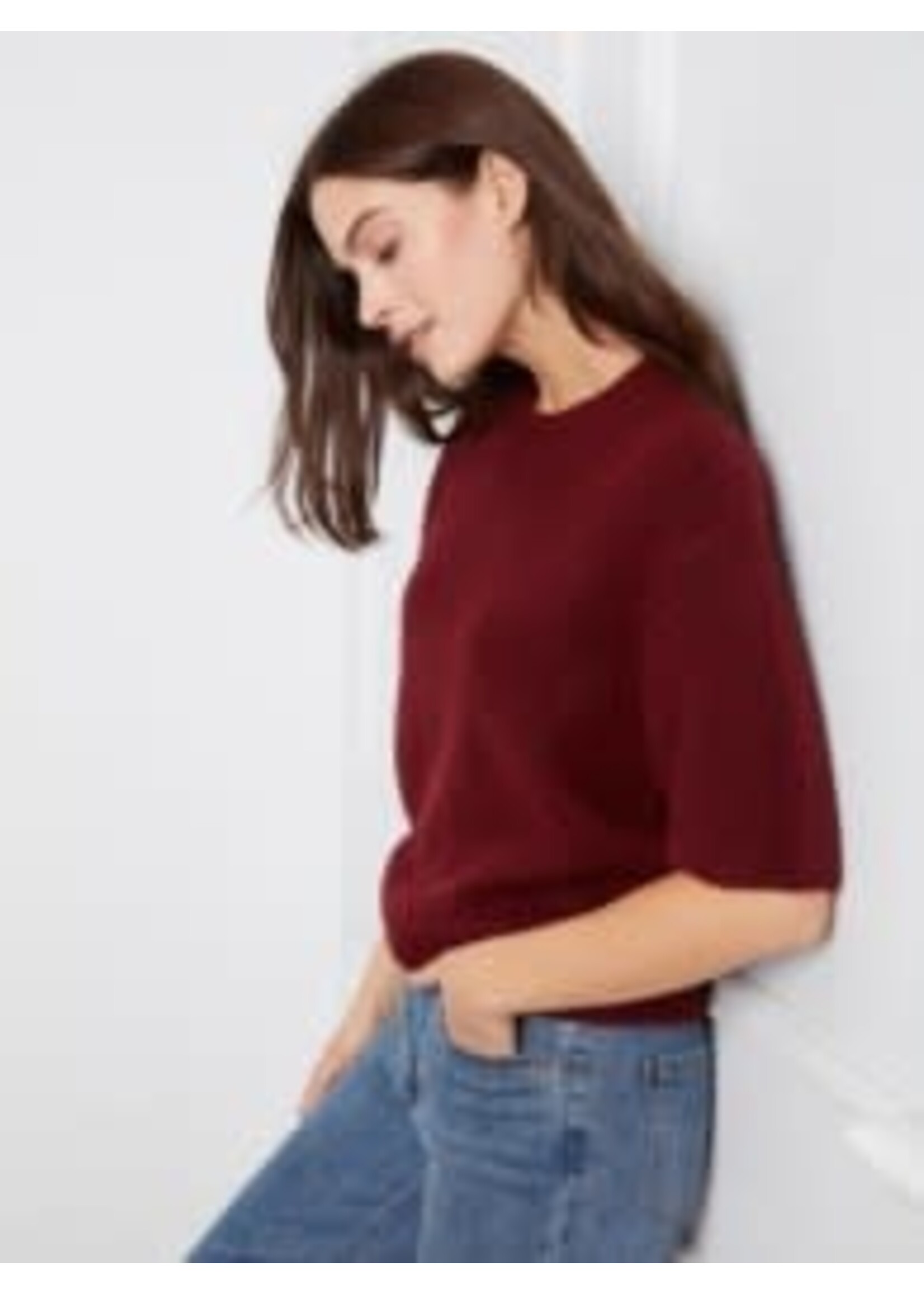 Charlie B Charlie B Elbow Sleeve Balloon Sweater