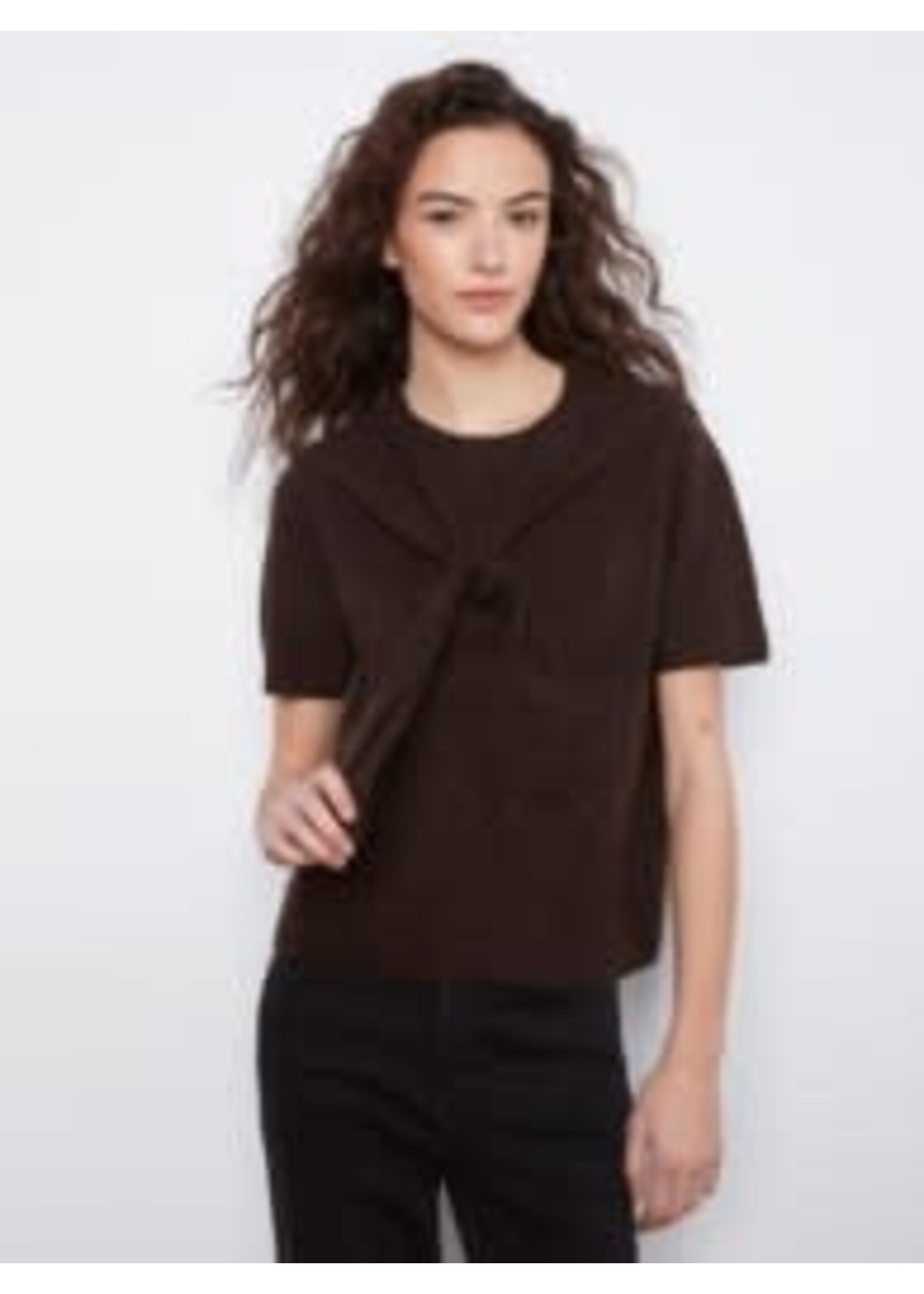 Charlie B Charlie B  Short Sleeve Crew Neck Sweater Combo