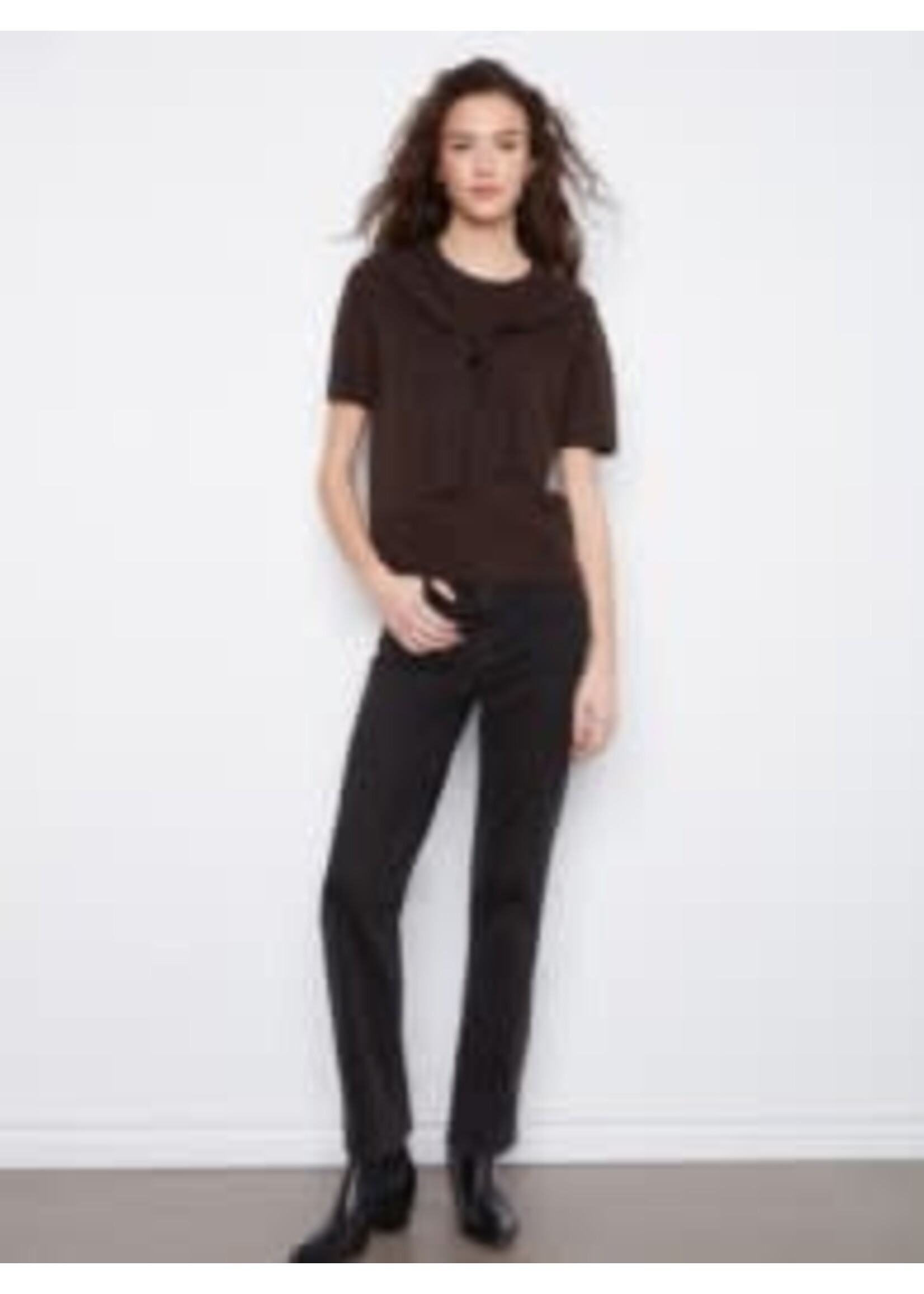 Charlie B Charlie B  Short Sleeve Crew Neck Sweater Combo