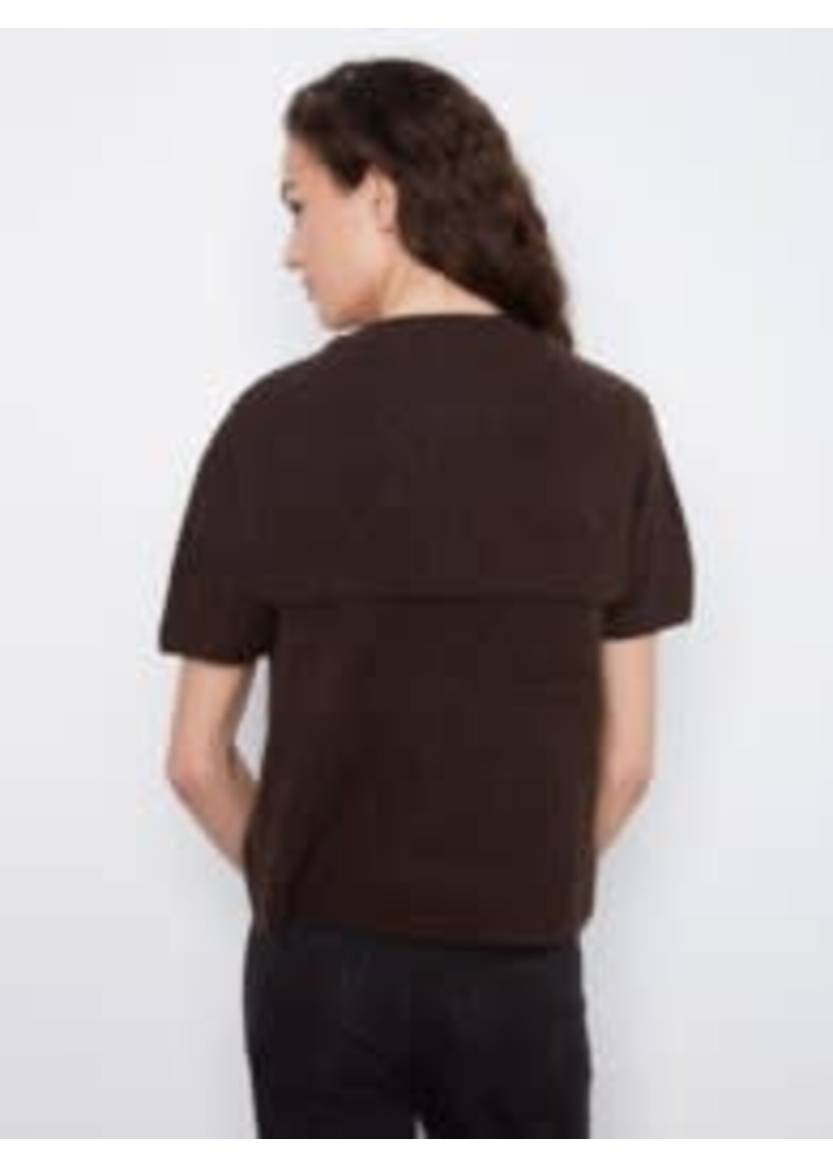 Charlie B Charlie B  Short Sleeve Crew Neck Sweater Combo