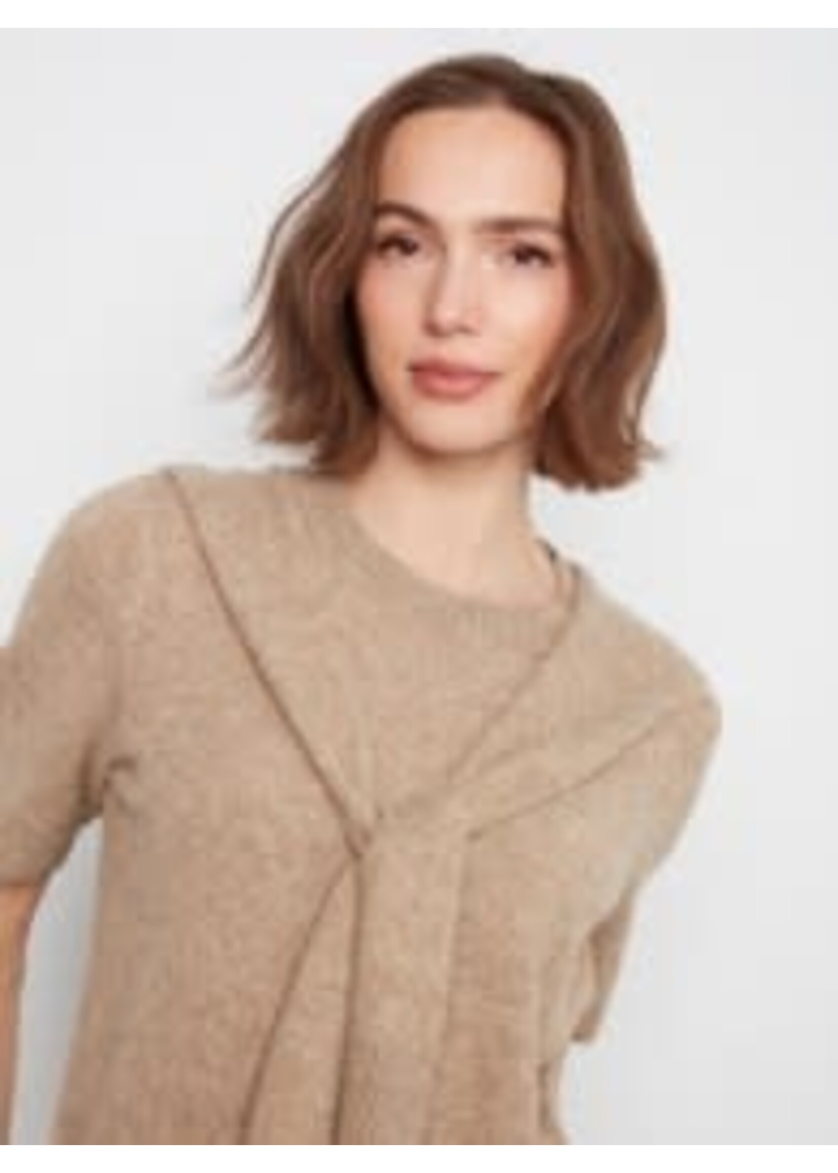 Charlie B Charlie B  Short Sleeve Crew Neck Sweater Combo