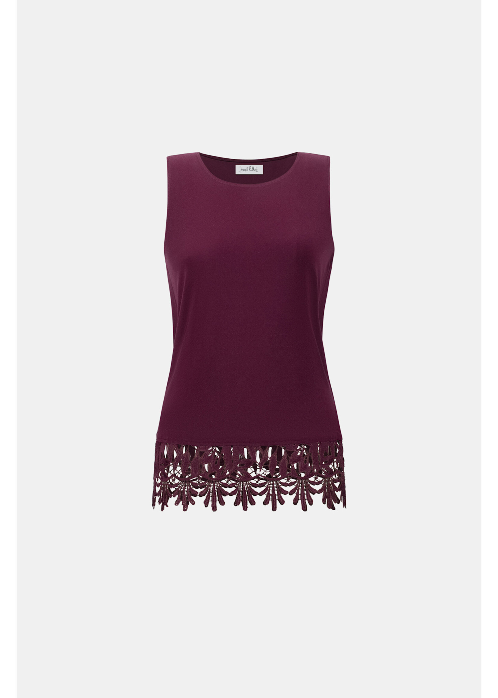 Joseph Ribkoff JR Lace Hem Sleeveless Top
