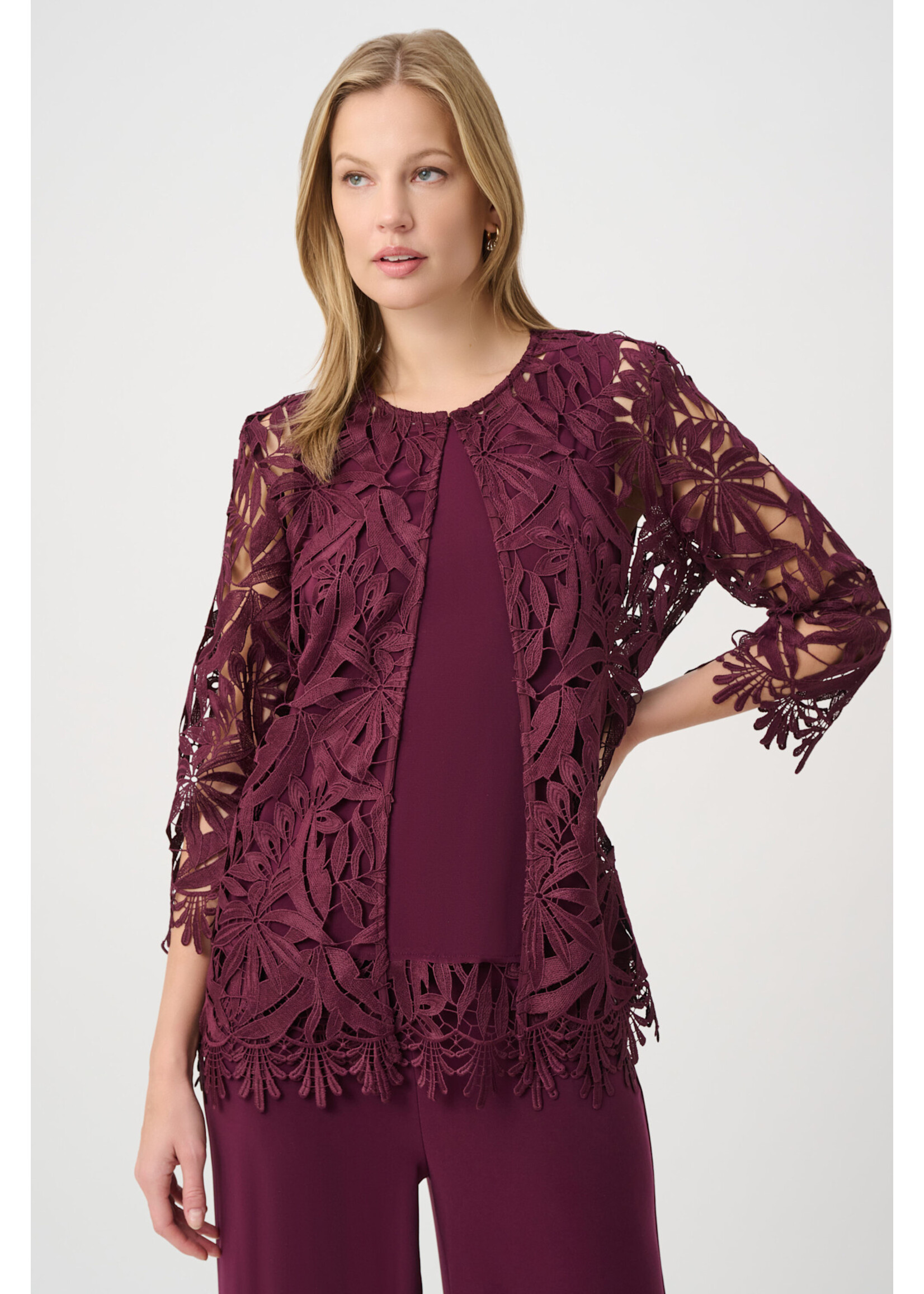 Joseph Ribkoff JR Lace Straight Cover-Up