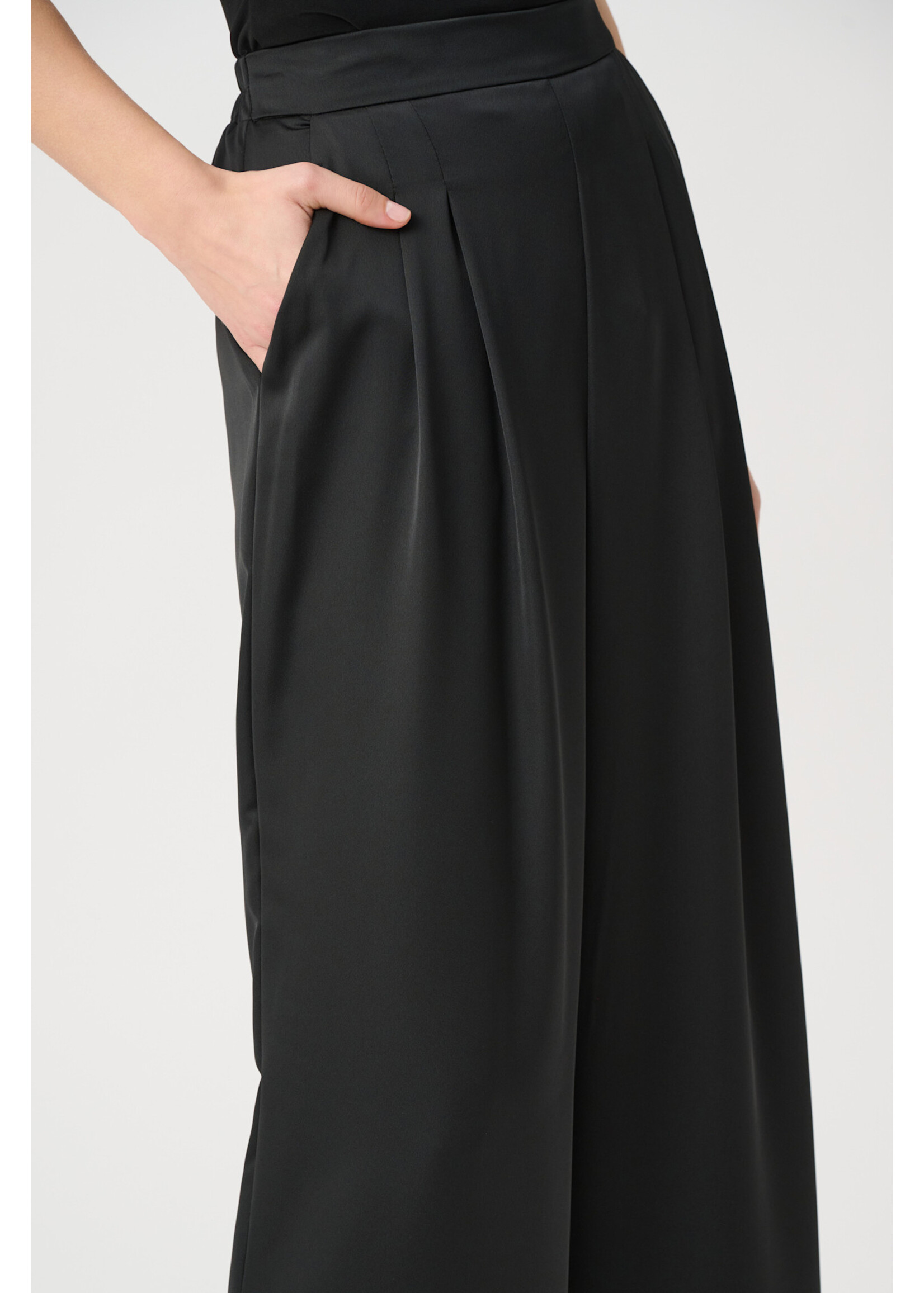 Joseph Ribkoff JR Recycled Satin Wide-Leg Pants