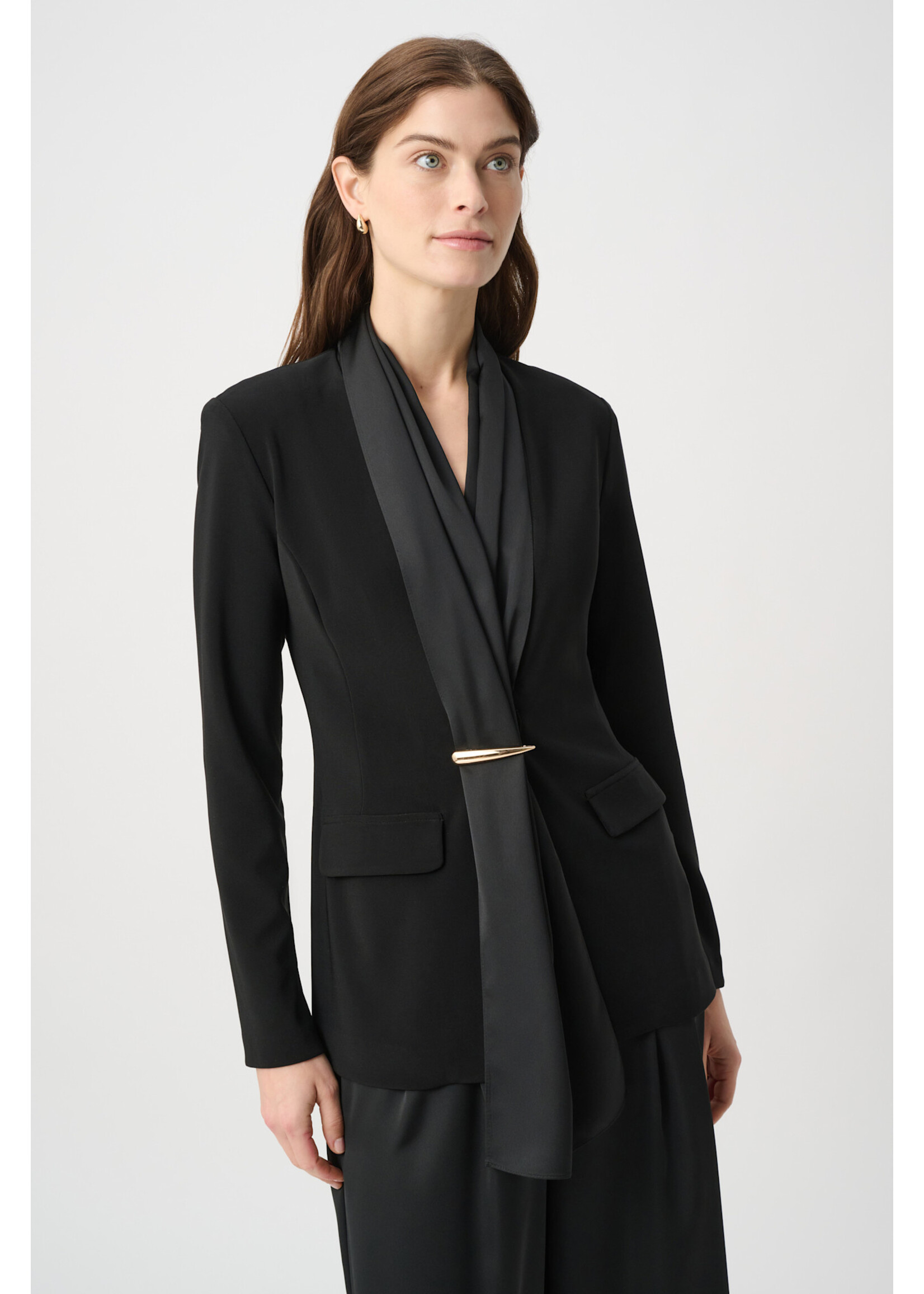 Joseph Ribkoff JR Scarf Collar Blazer