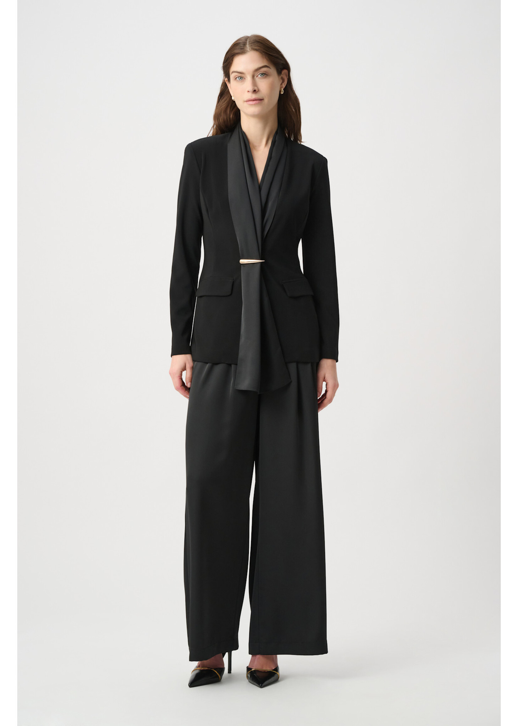 Joseph Ribkoff JR Scarf Collar Blazer