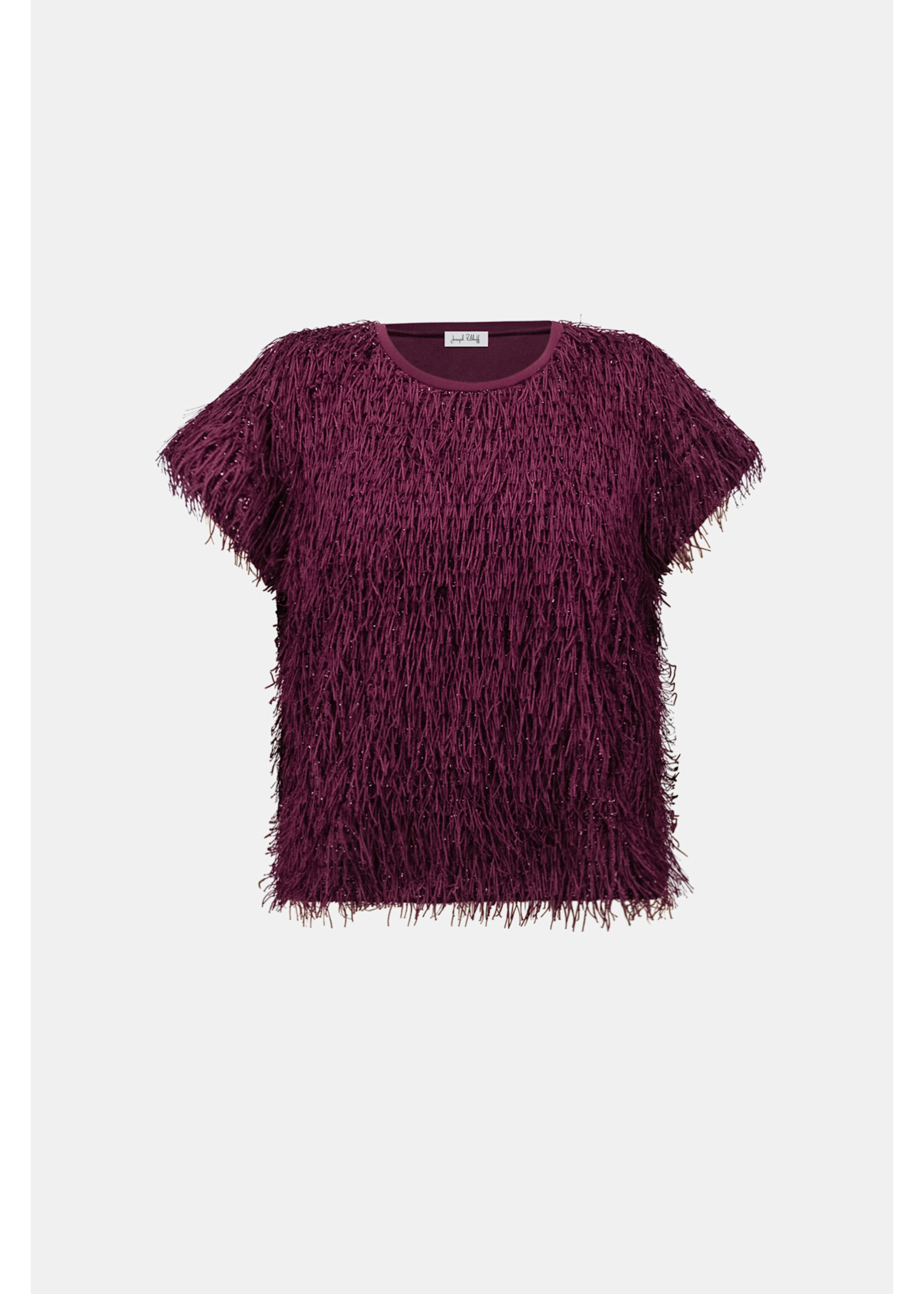 Joseph Ribkoff JR Novelty Fringe Top