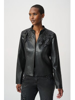 Joseph Ribkoff JR Embellished Foiled Suede Jacket