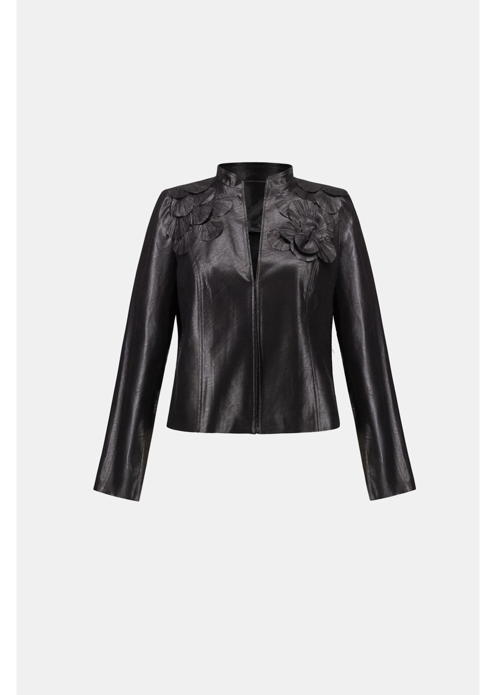 Joseph Ribkoff JR Embellished Foiled Suede Jacket