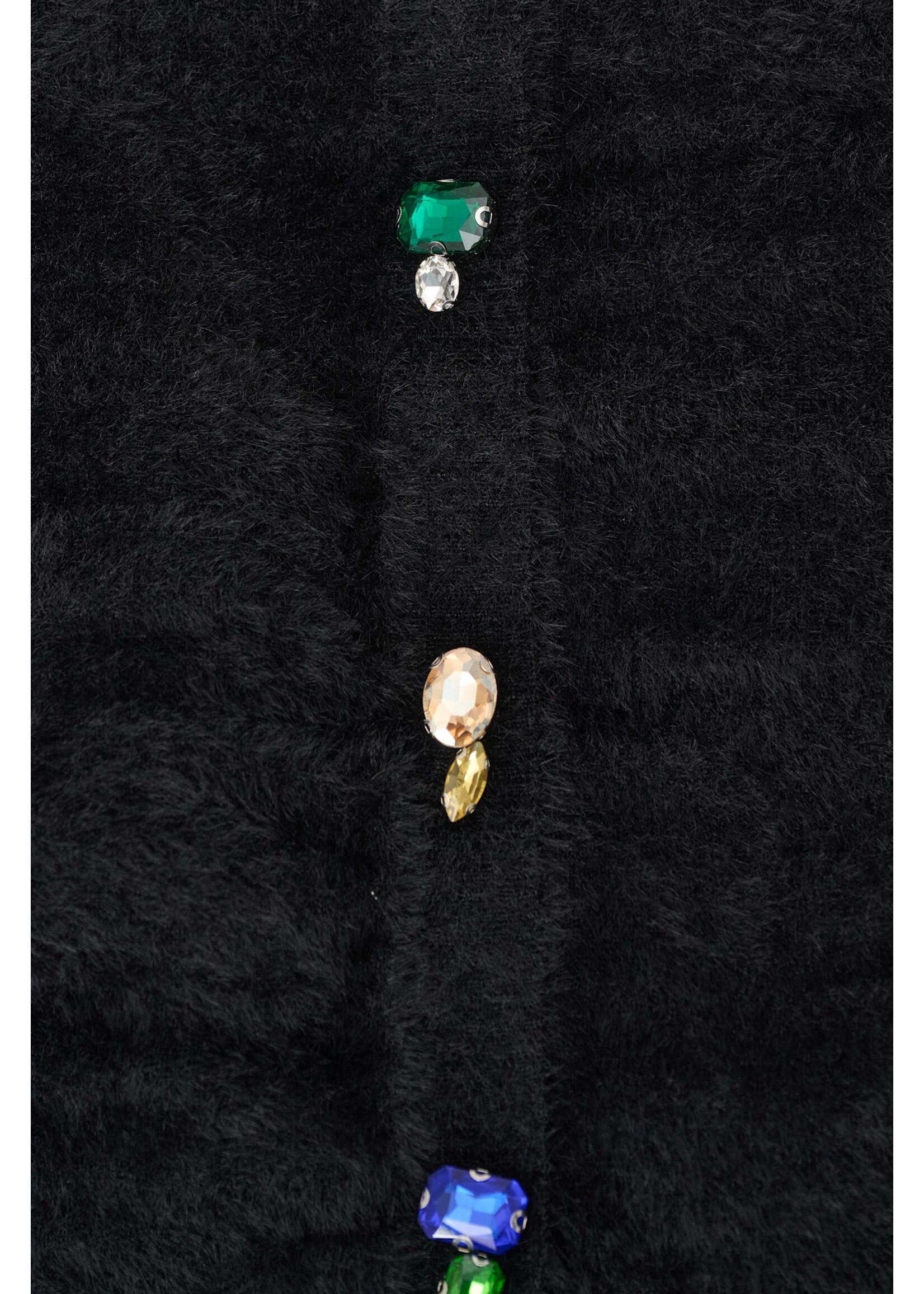 Joseph Ribkoff JR Bejeweled Crewneck Cardigan