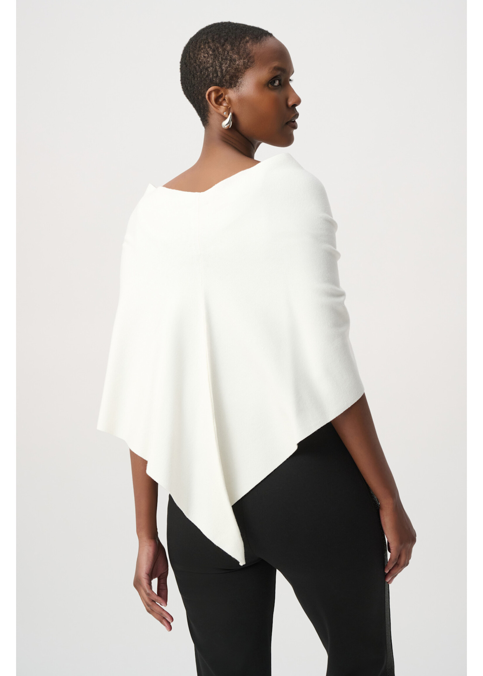 Joseph Ribkoff JR Faux Fur Draped Cover Up