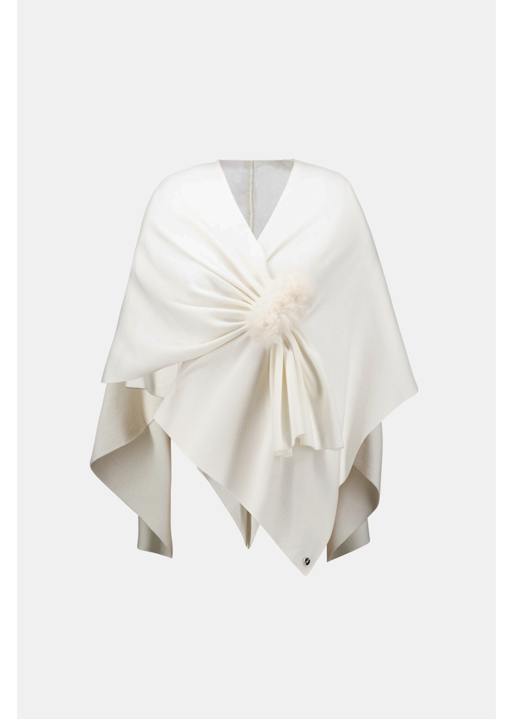 Joseph Ribkoff JR Faux Fur Draped Cover Up