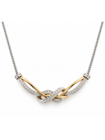 Vintage Sterling Gold CZ Necklace MSRP $500