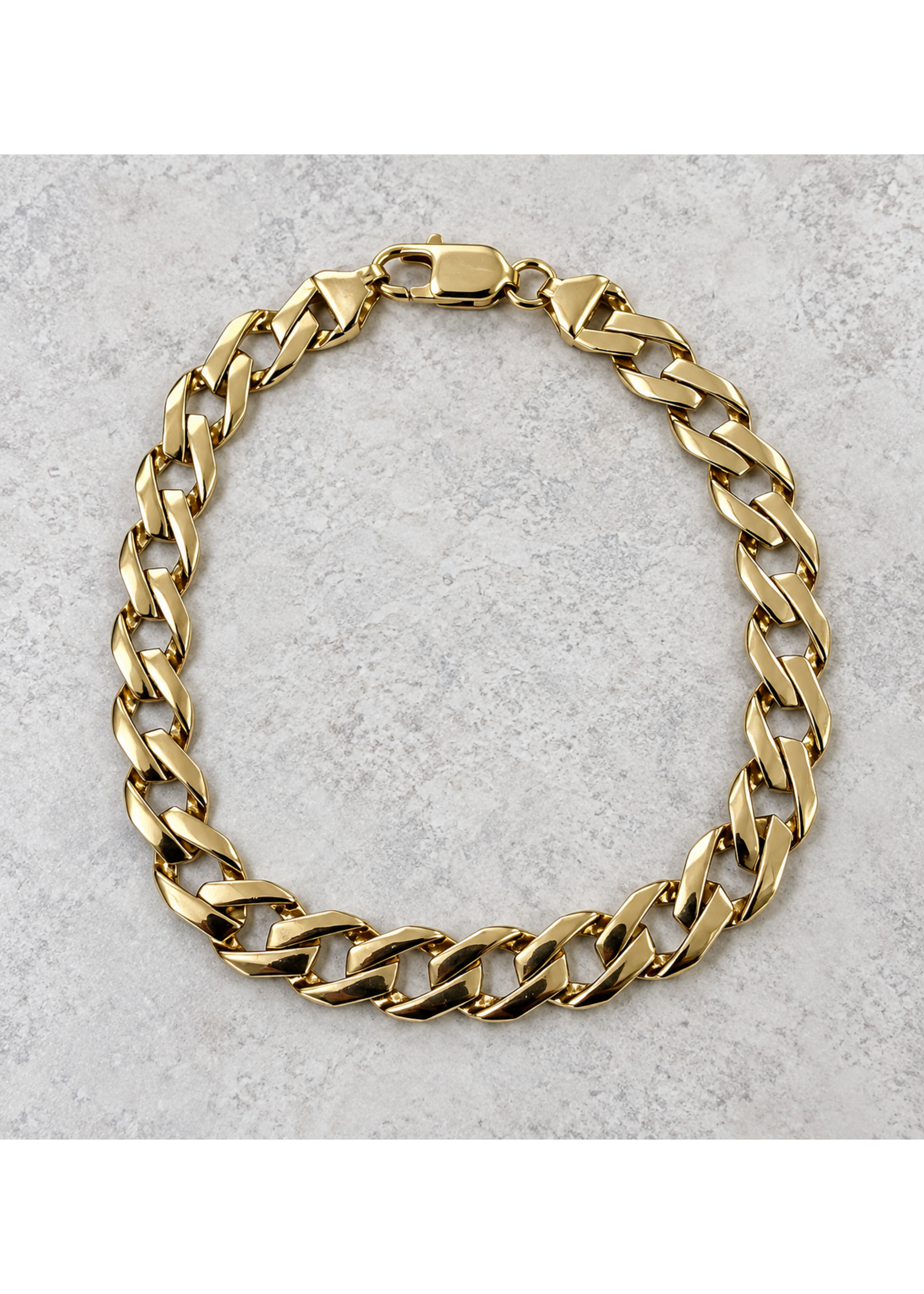 Vintage Heavy 10ky Gold Bracelet 8.75" MSRP $4600
