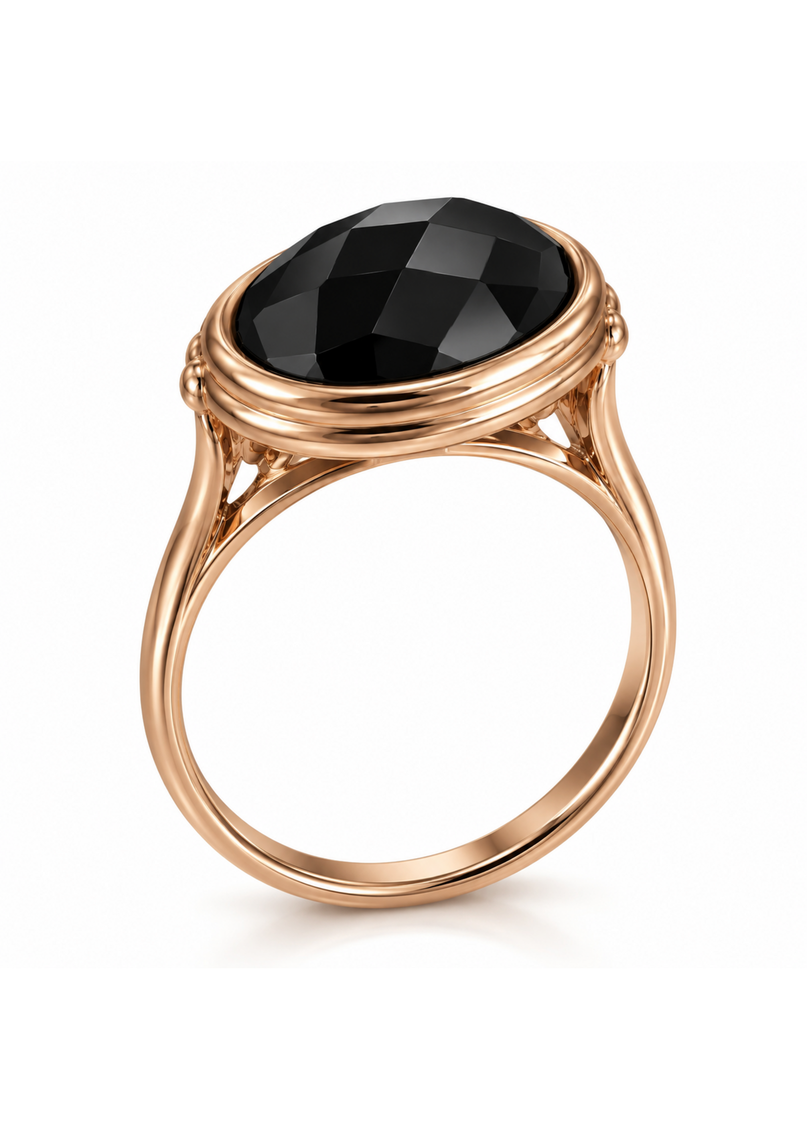 Vintage 10kr Black Onyx Ring size 7