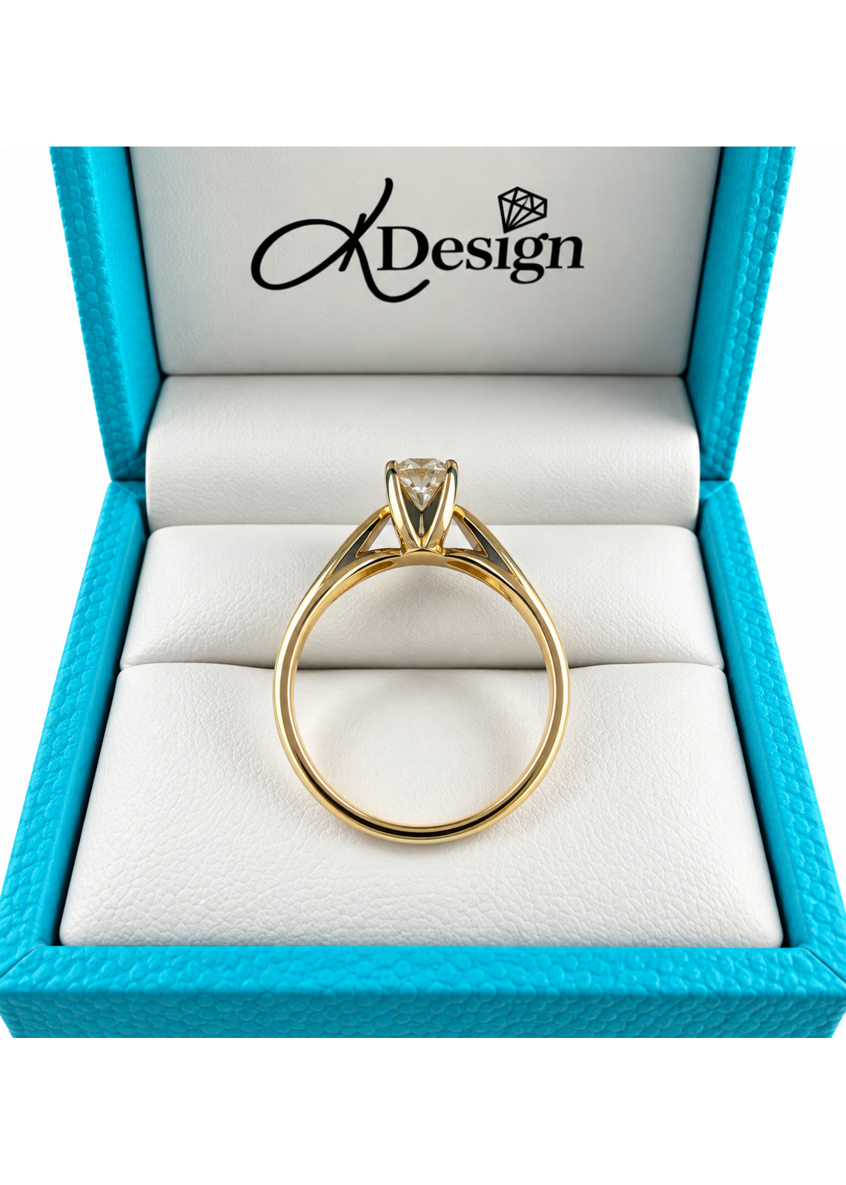 Vintage Diamond Solitaire 14k .50ctw SI1/2 GH SZ 7 MSRP $2800