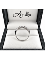 Vintage 10kw Shared Prong Diamond Band size 7.25 MSRP $1500