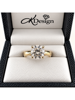 Vintage Jewellery Vintage 14ky Natural Diamond Solitaire 1ct size 6 MSRP $9500