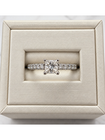 Vintage 14kw Accented Princess Diamond Ring 1.30ctw MSRP $3000