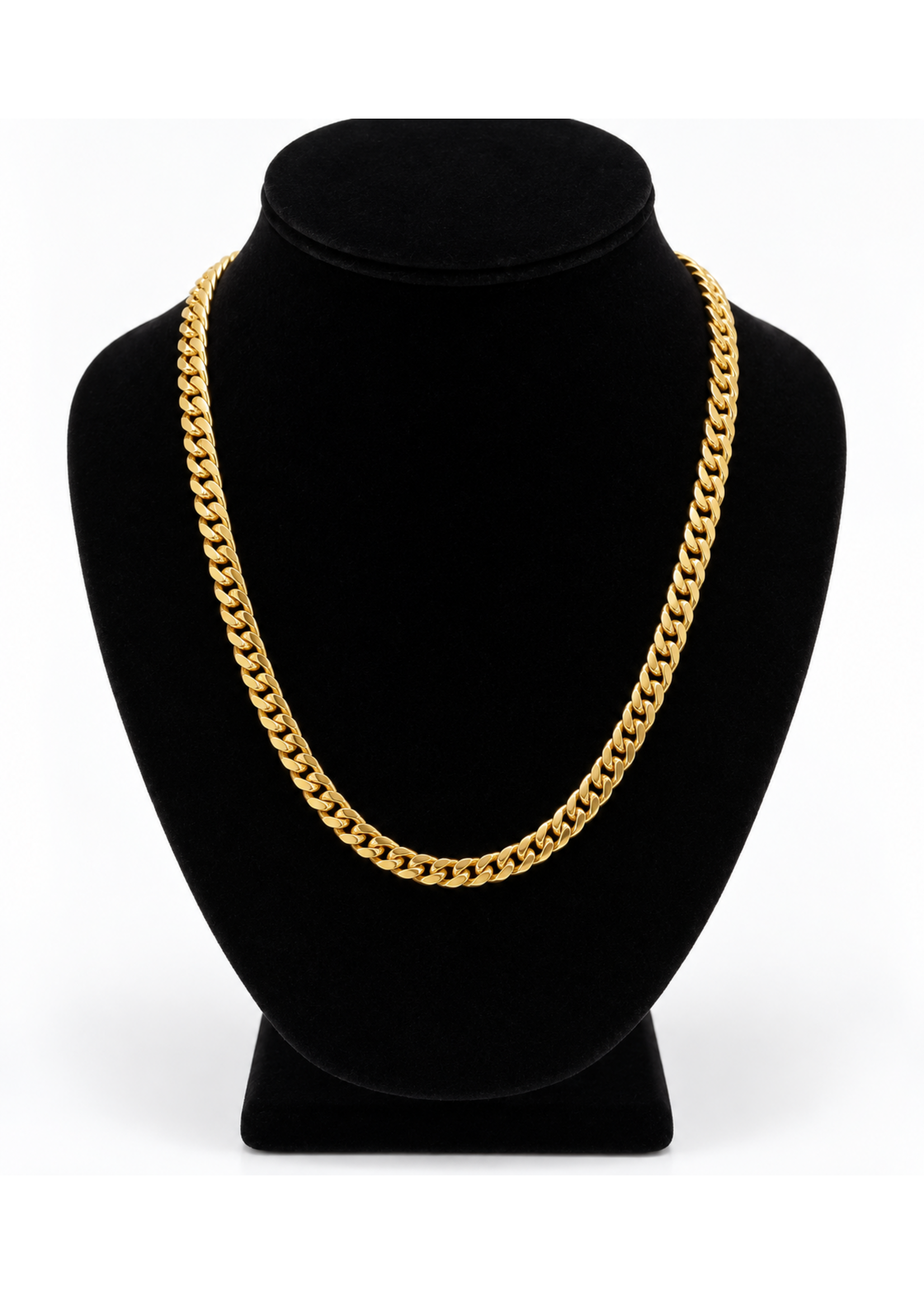 Miami Cuban Link Gold Plated Sterling 150GP