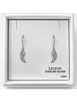 Legend Sterling Silver Legend SS Angel Wing Earrings L406E