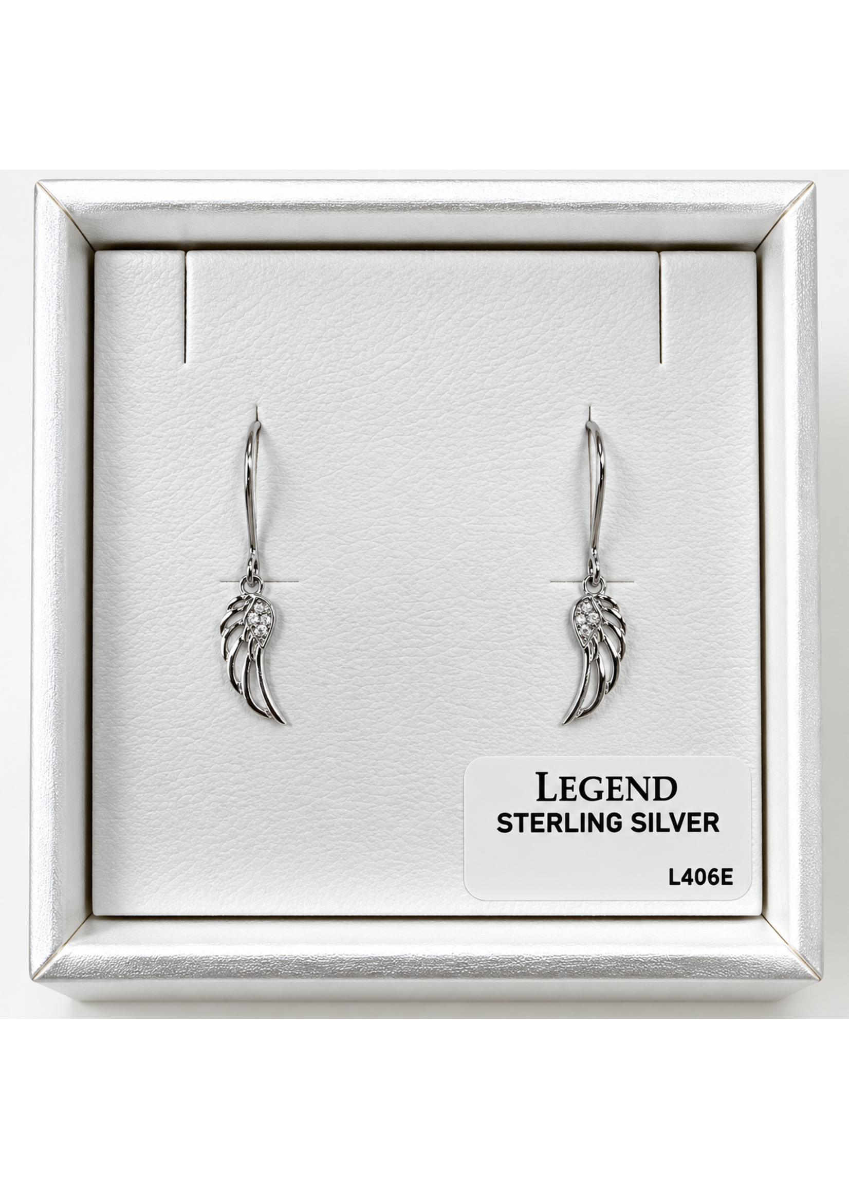 Legend SS Angel Wing Earrings L406E
