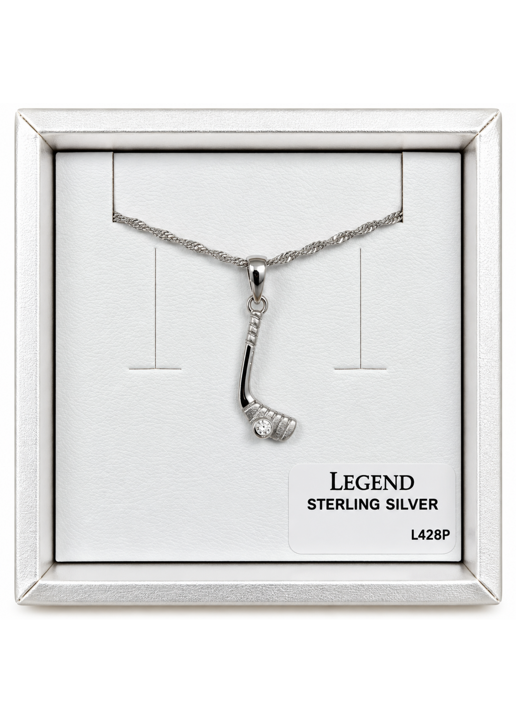 Legend SS Hockey Stick Pendant L428P