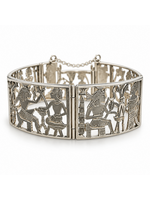 Vintage SS Egyptian Inspired Bracelet MSRP $125