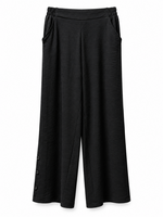 DeVia Devia Wide Leg Black Pants F771P