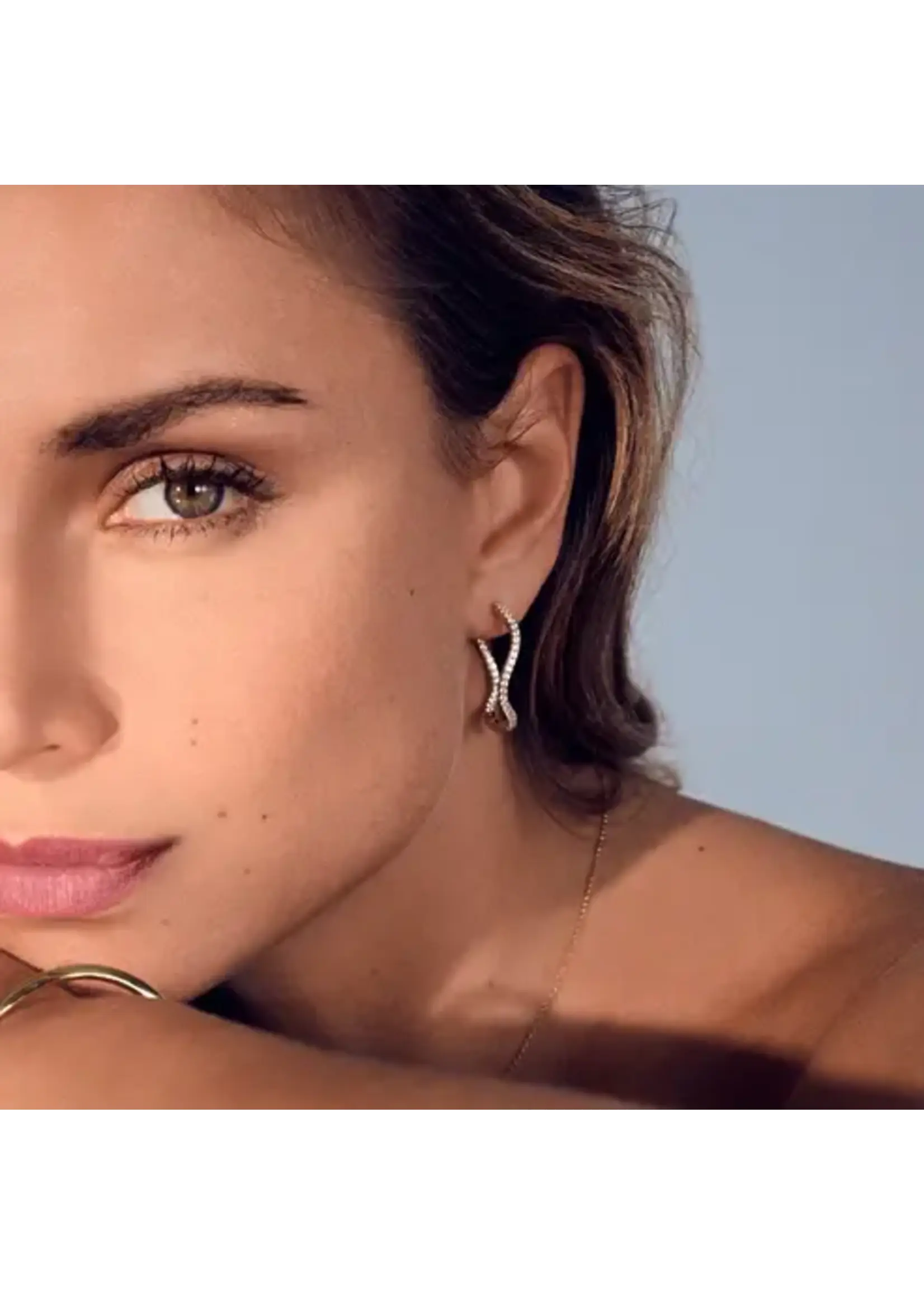 Sif Jakobs Sif Jakobs Ellera Waves X-Grande Earrings CZ