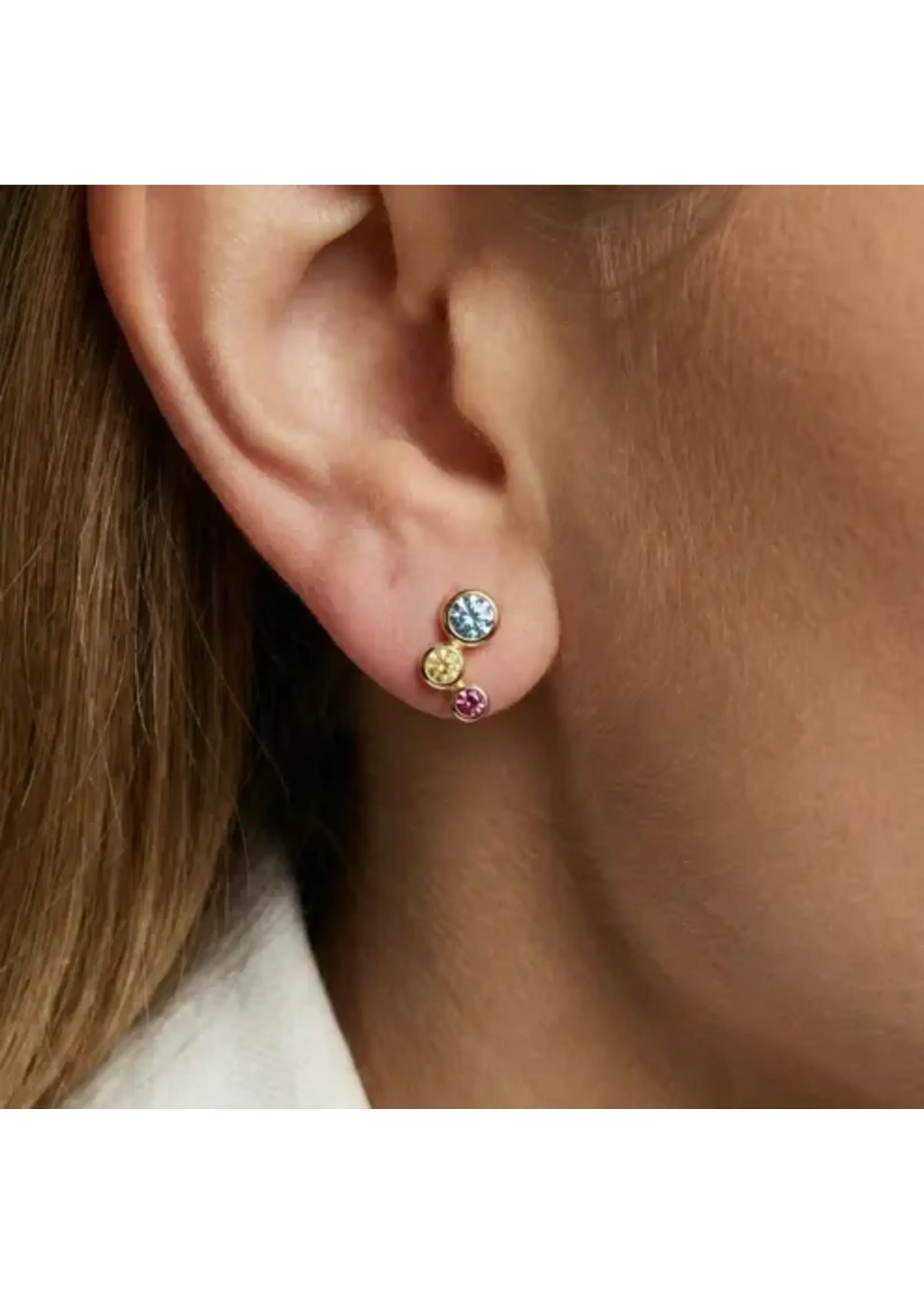 Sif Jakobs Sif Jakobs Sardinien Tre Earrings XCZ YG