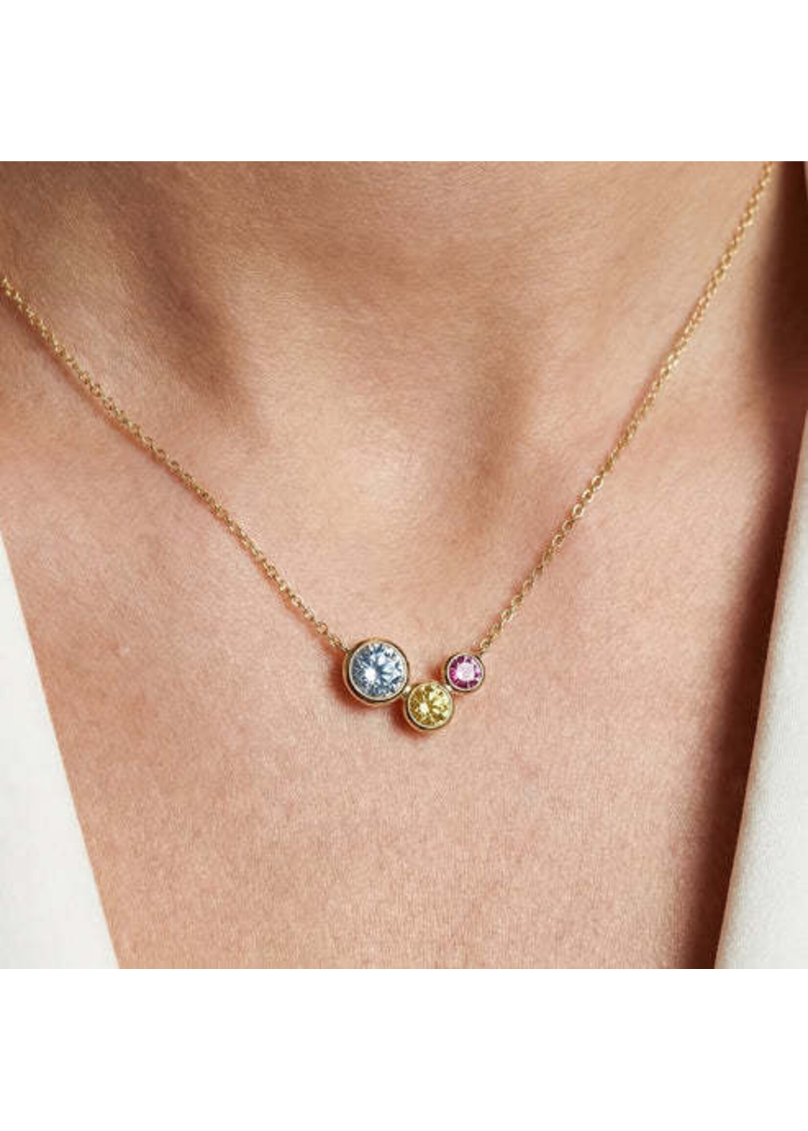 Sif Jakobs Sif Jakobs Sardinien Tre Necklace XCZ YG
