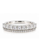 Vintage Sterling CZ Stackable Rings size 6