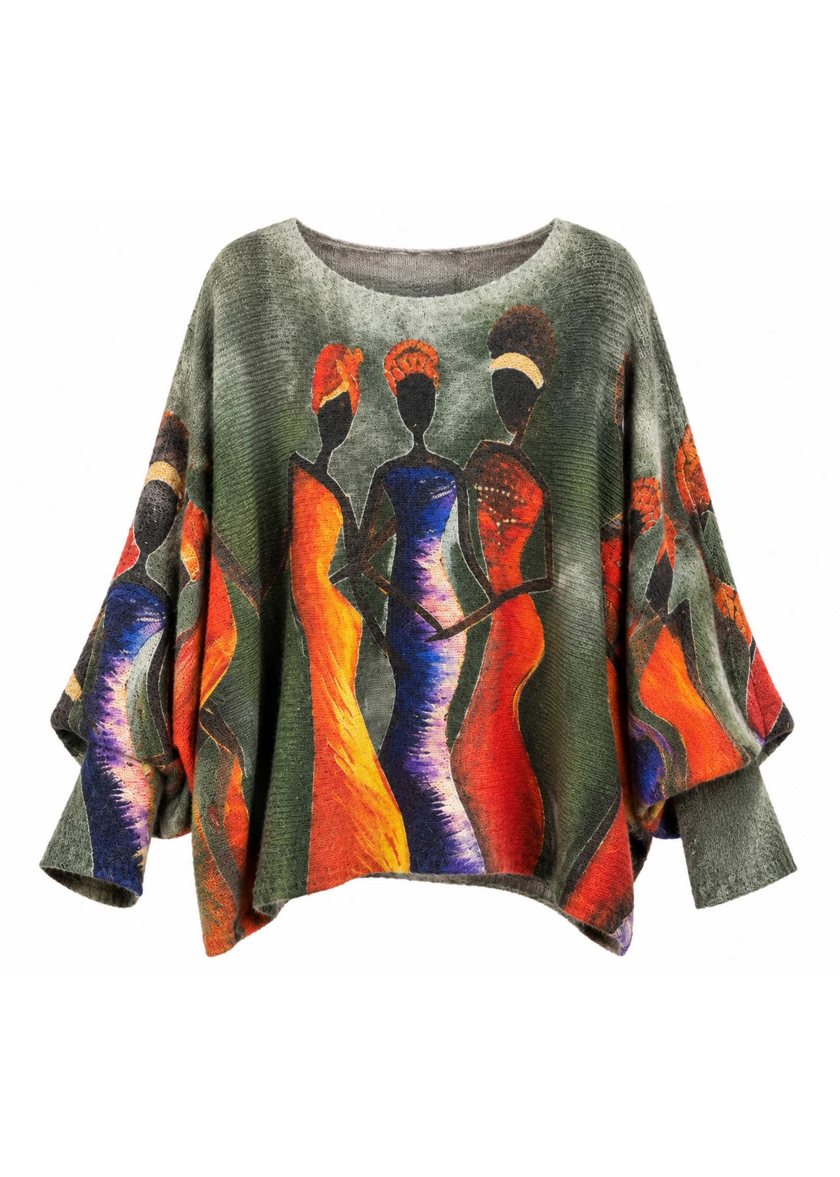 Mama Mia Print Sweaters O/S